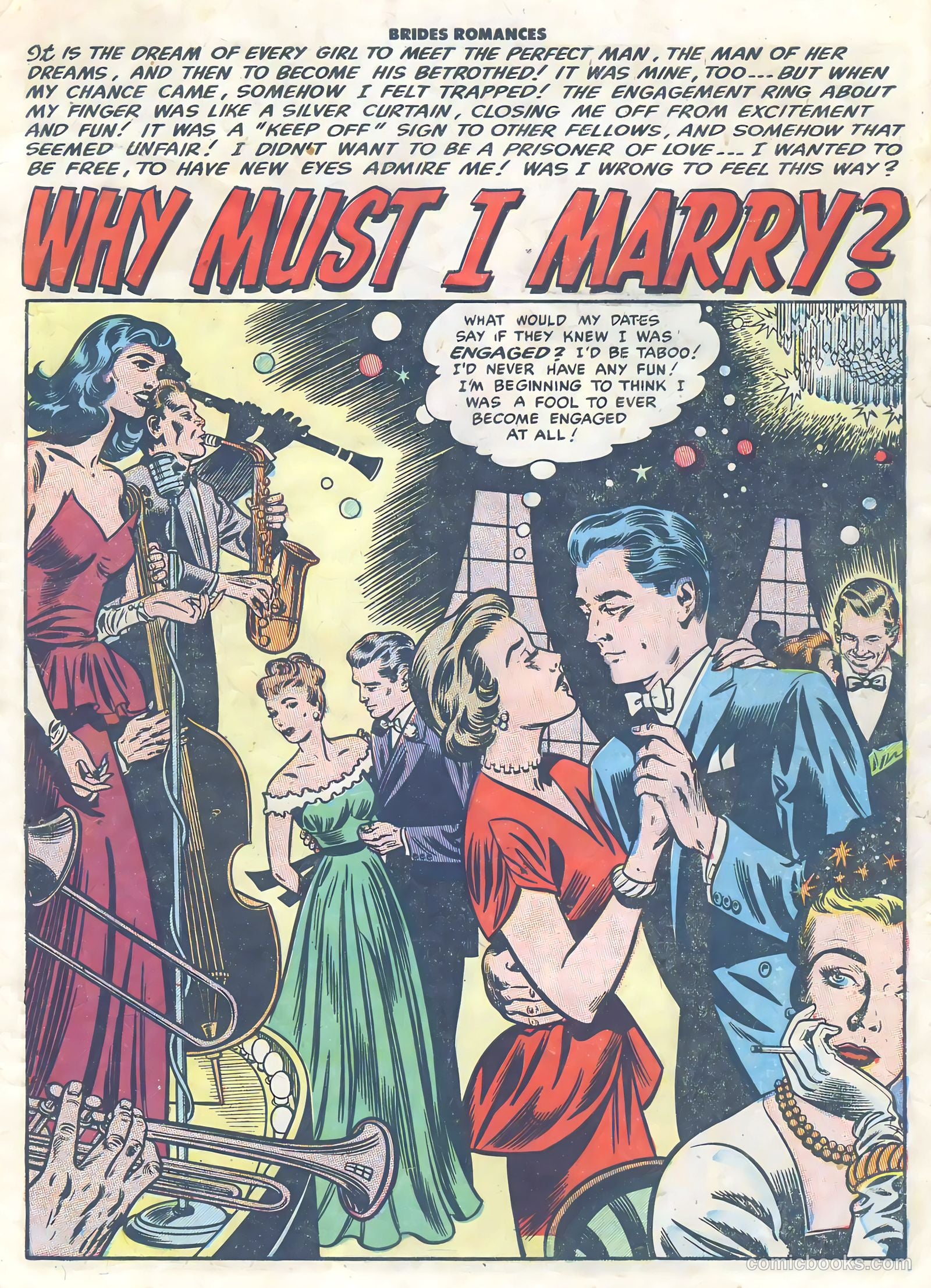 Brides Romances #3 (1954) — page 3 of 36