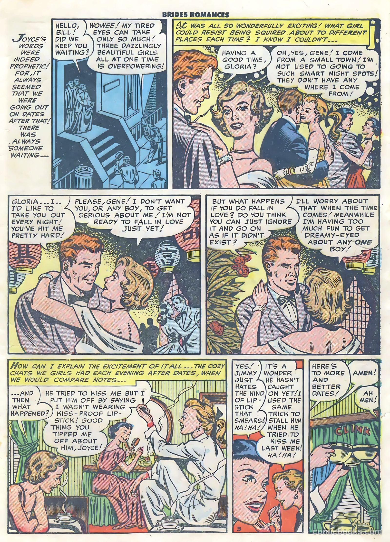 Brides Romances #3 (1954) — page 5 of 36