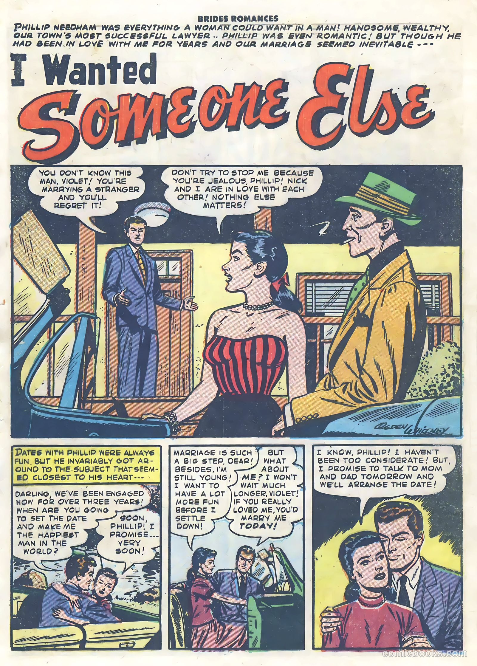 Brides Romances #3 (1954) — page 12 of 36