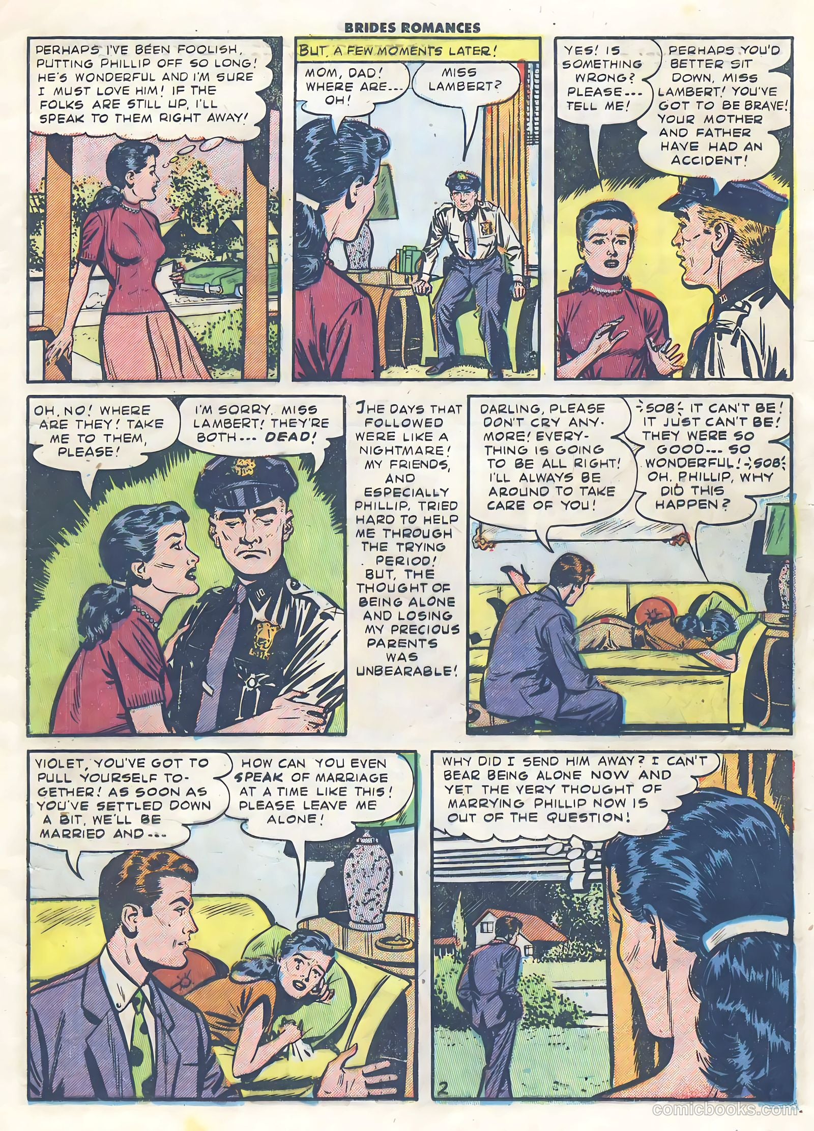 Brides Romances #3 (1954) — page 13 of 36