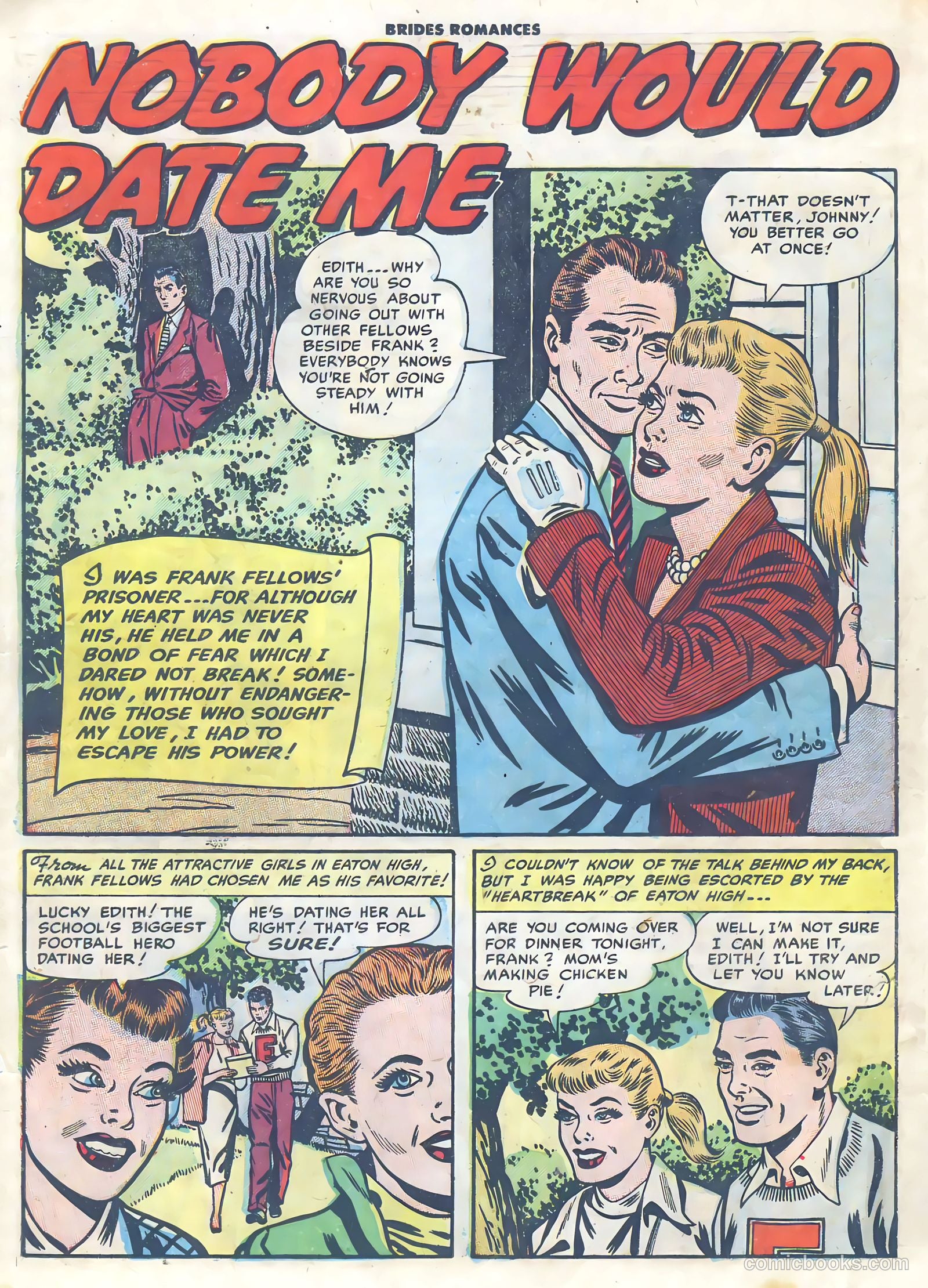 Brides Romances #3 (1954) — page 18 of 36