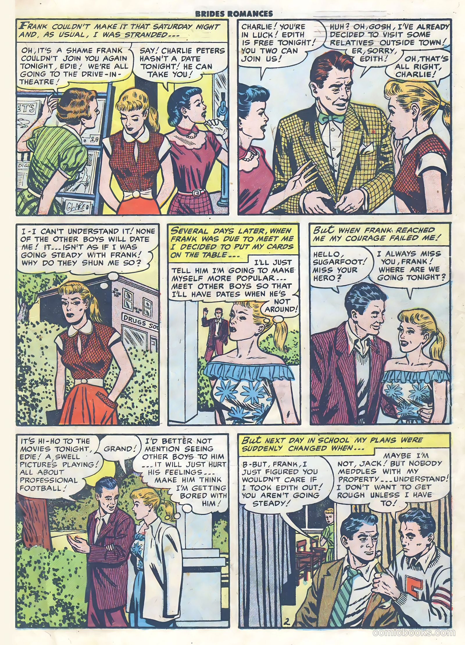 Brides Romances #3 (1954) — page 19 of 36