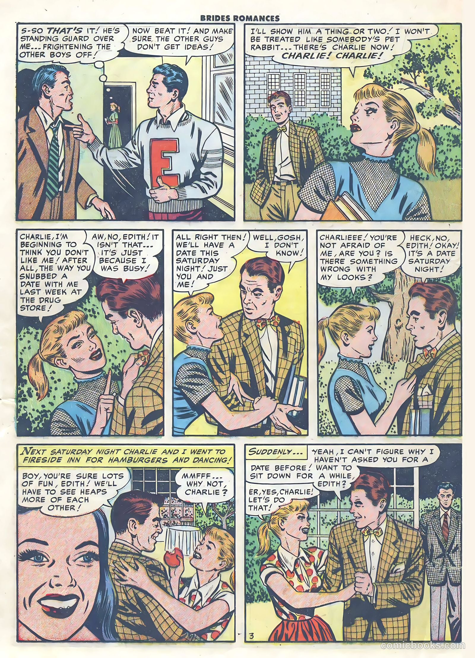 Brides Romances #3 (1954) — page 20 of 36