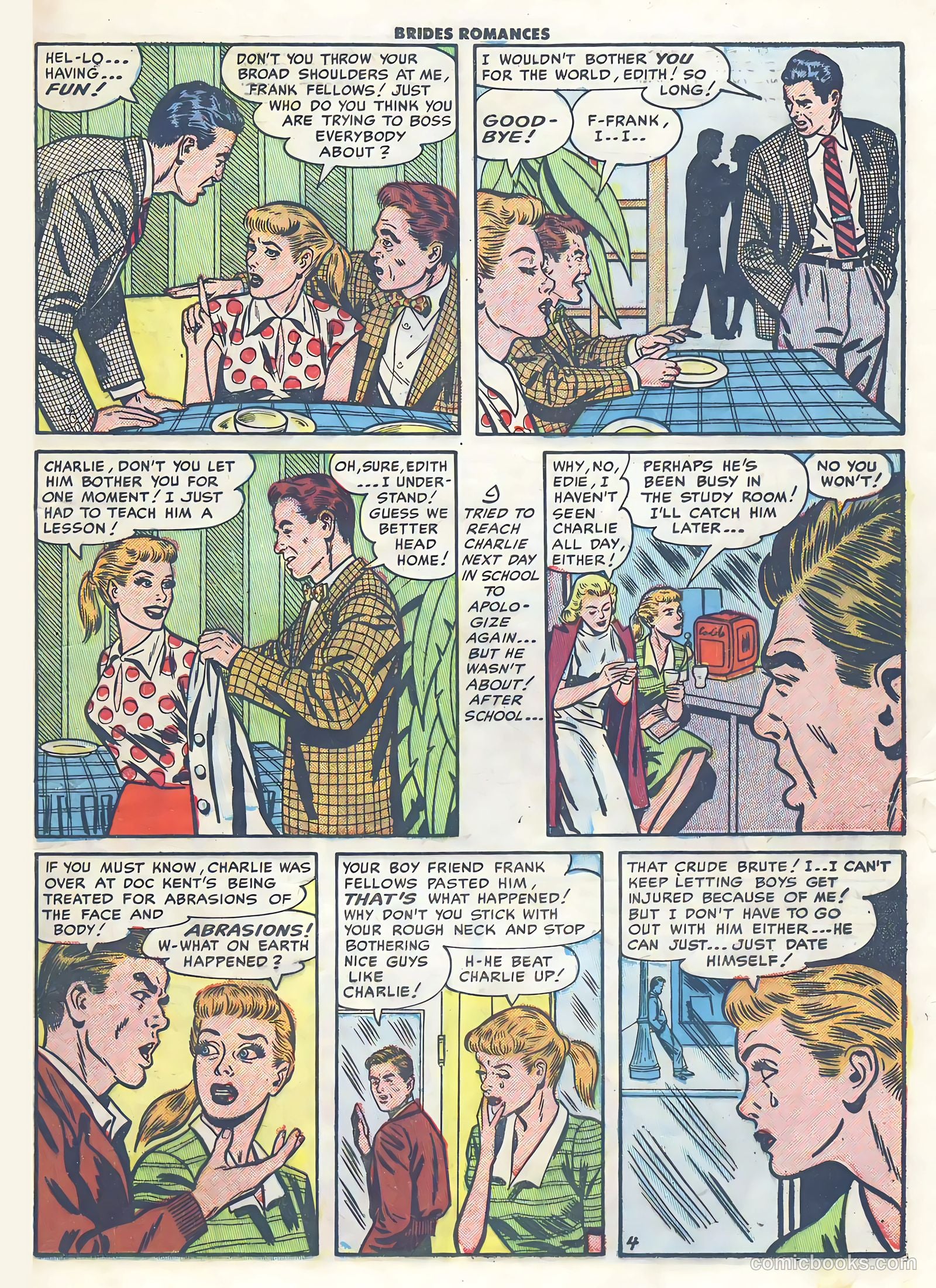 Brides Romances #3 (1954) — page 21 of 36