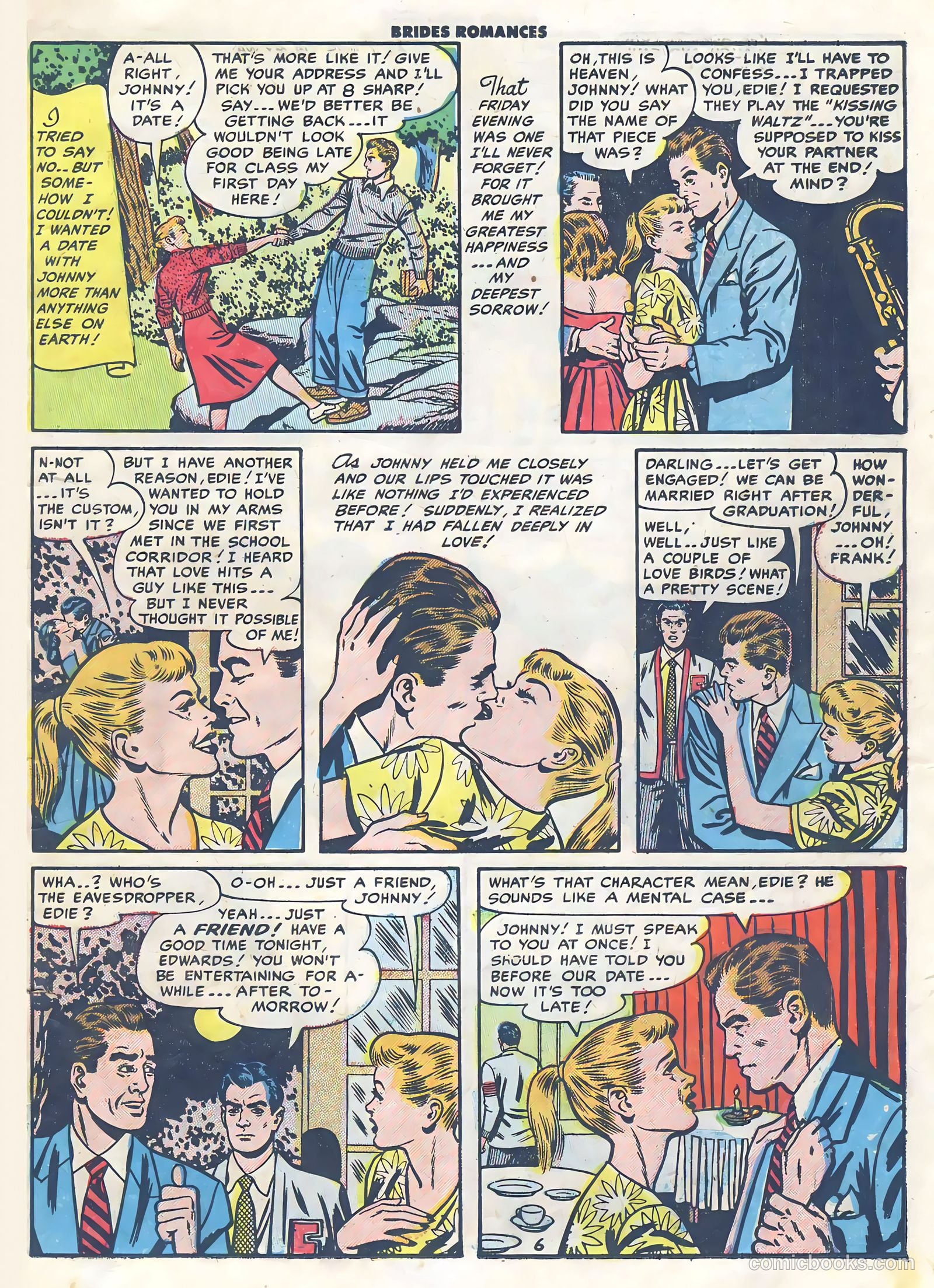 Brides Romances #3 (1954) — page 23 of 36