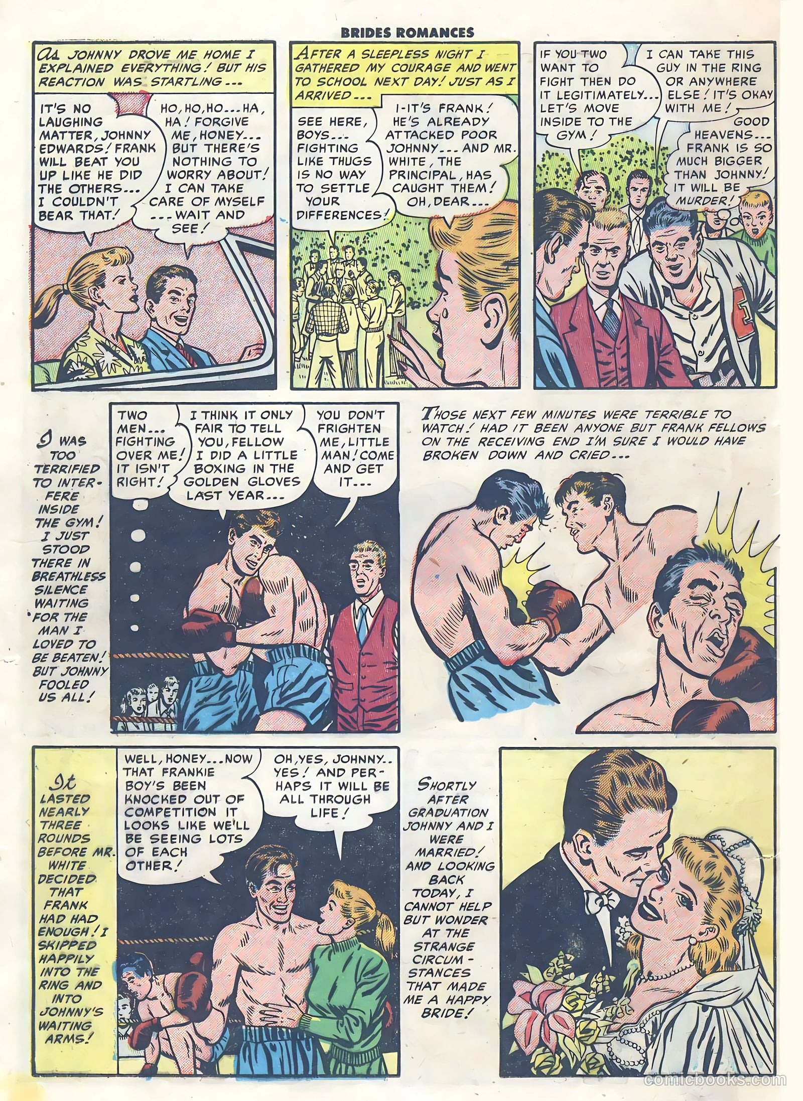 Brides Romances #3 (1954) — page 24 of 36