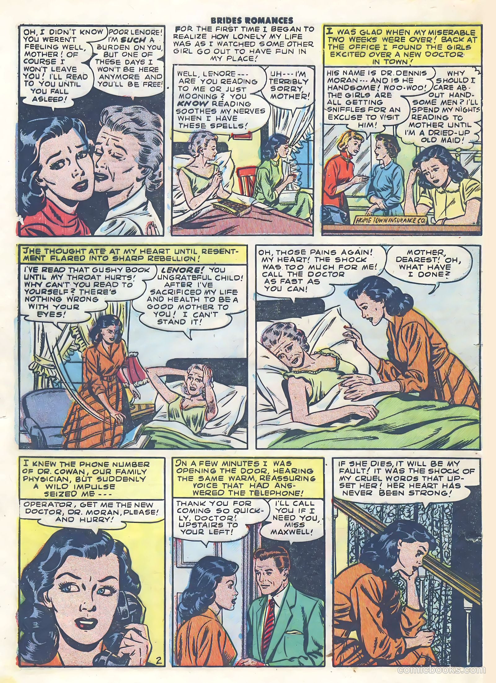 Brides Romances #3 (1954) — page 28 of 36