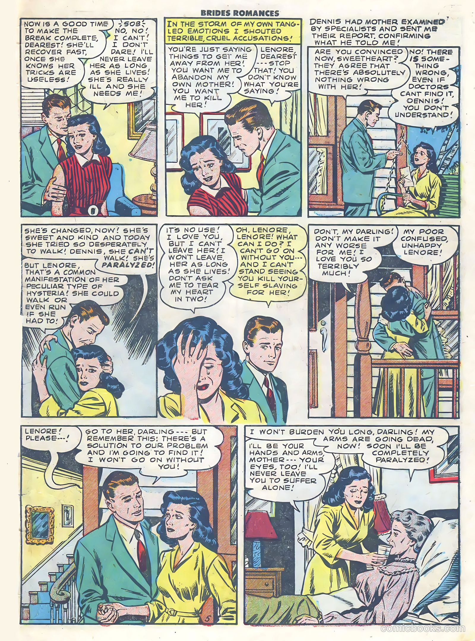 Brides Romances #3 (1954) — page 31 of 36