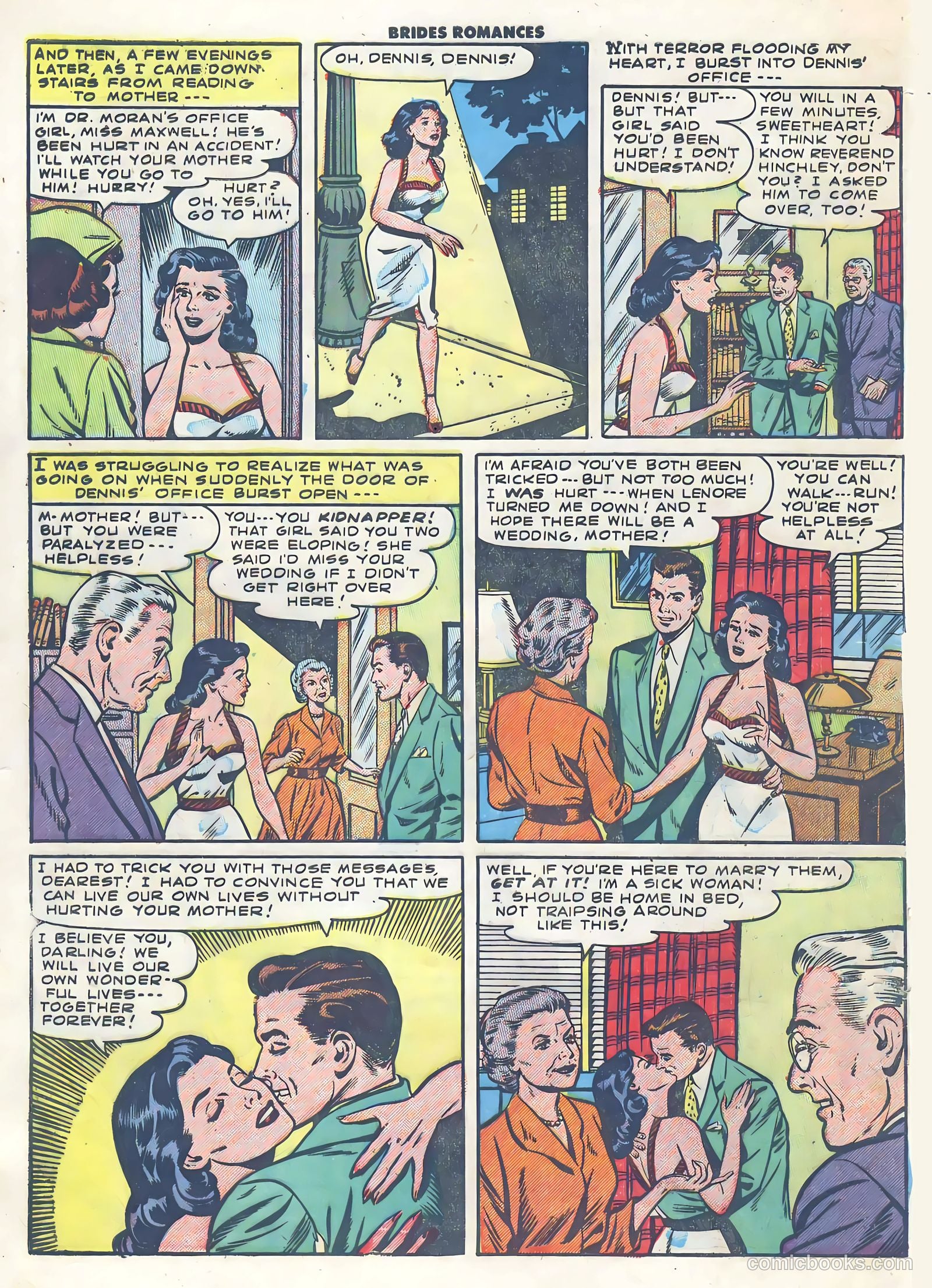Brides Romances #3 (1954) — page 32 of 36