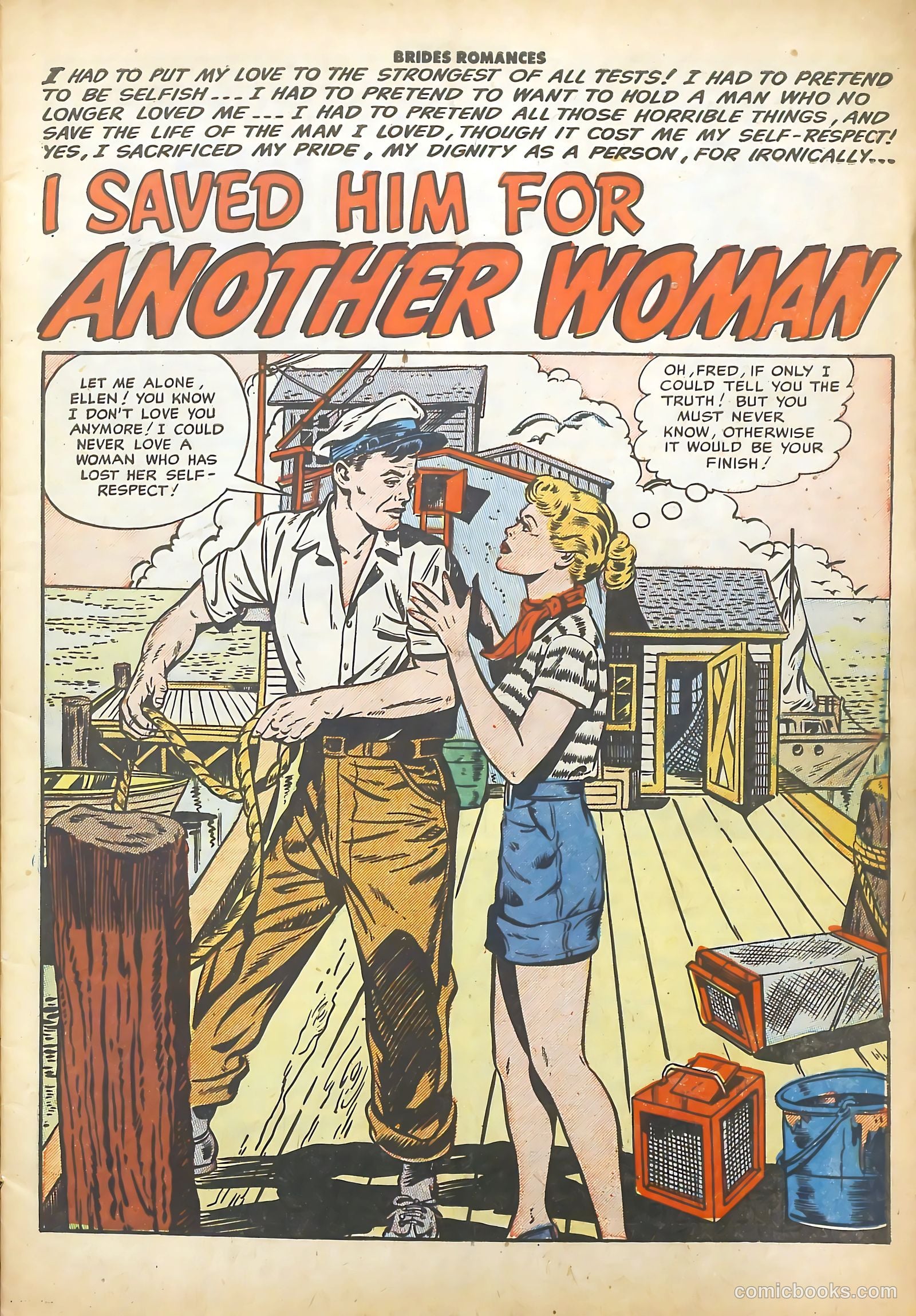 Brides Romances #4 (1954) — page 3 of 36