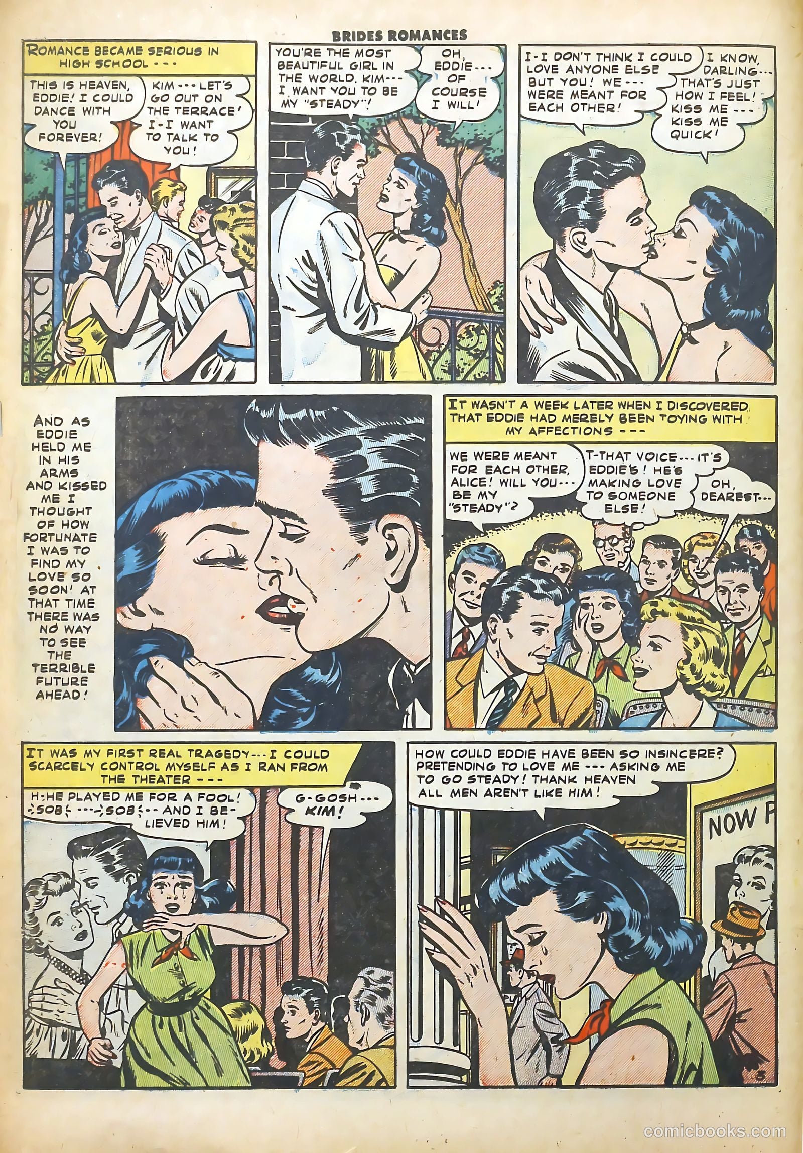 Brides Romances #4 (1954) — page 14 of 36
