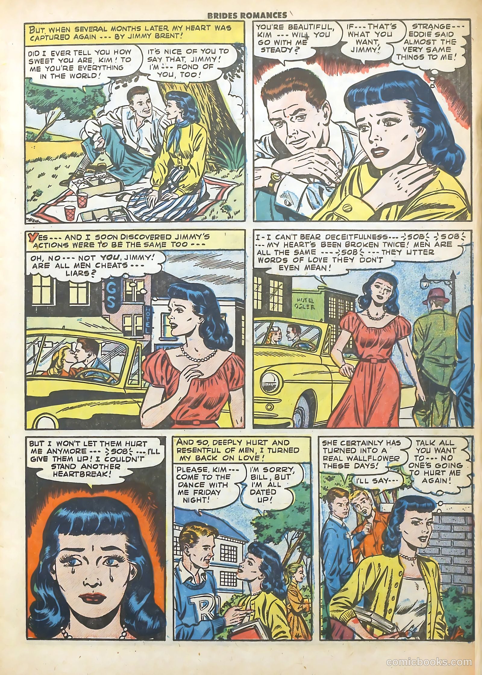 Brides Romances #4 (1954) — page 15 of 36
