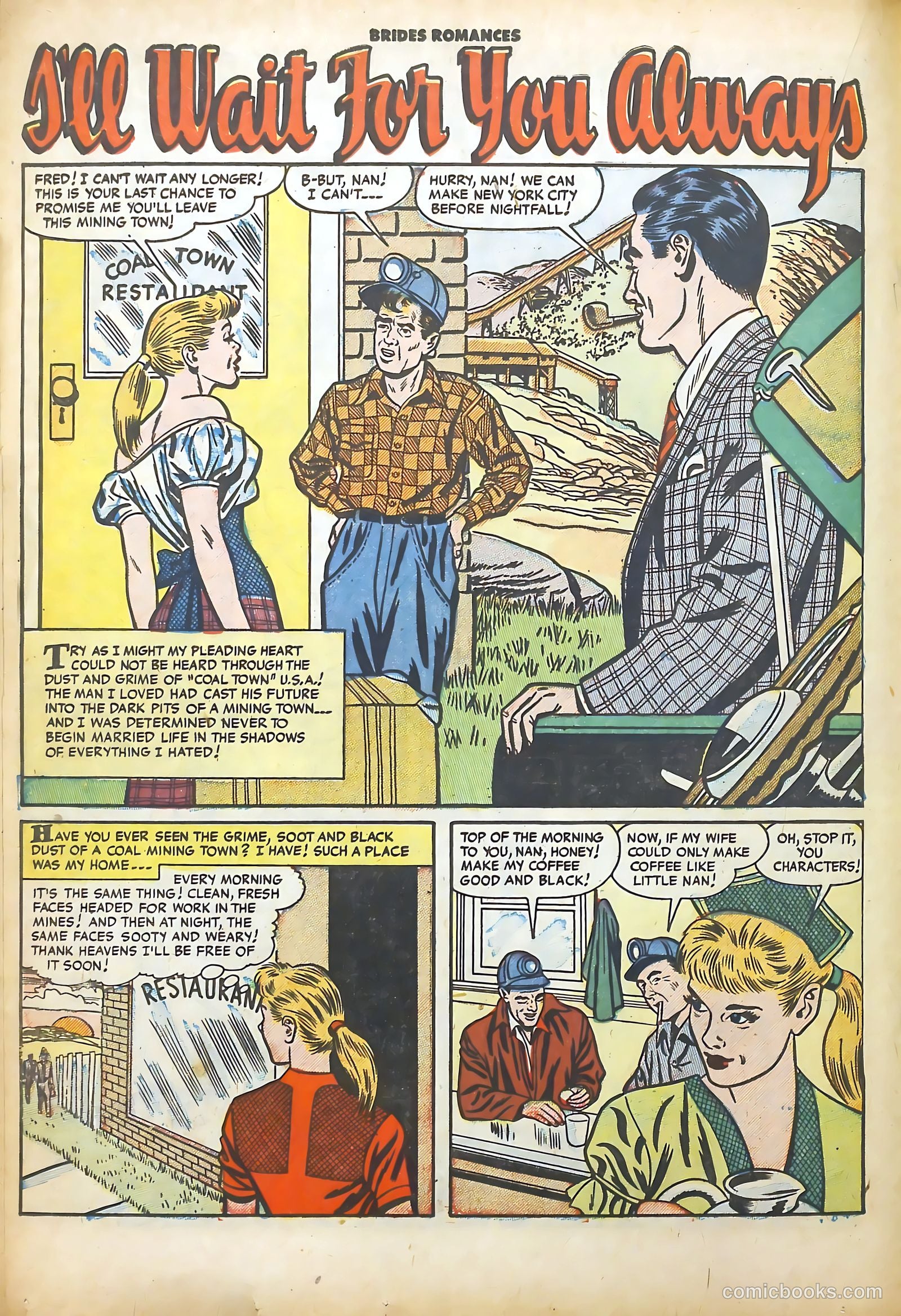 Brides Romances #4 (1954) — page 18 of 36