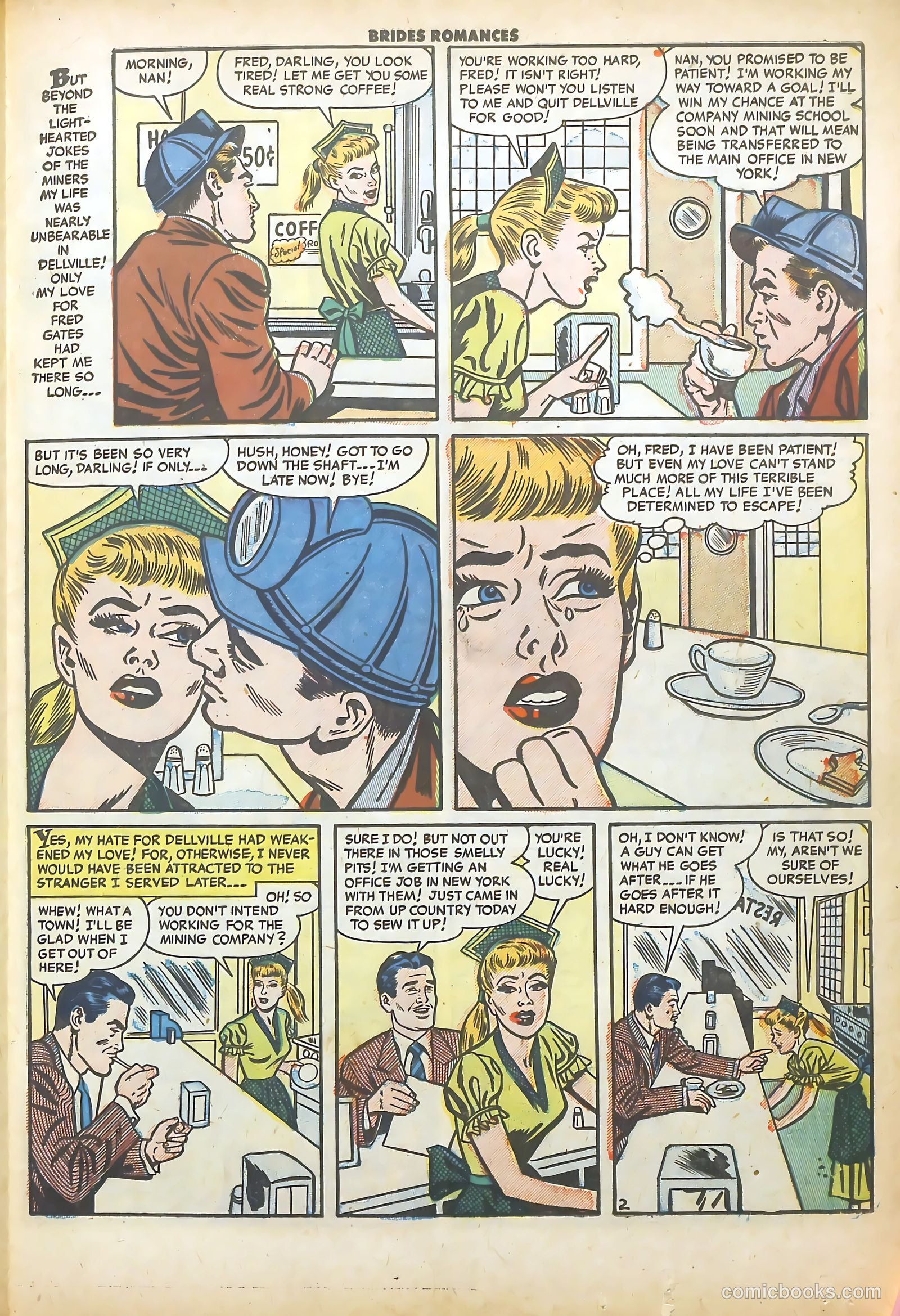 Brides Romances #4 (1954) — page 19 of 36