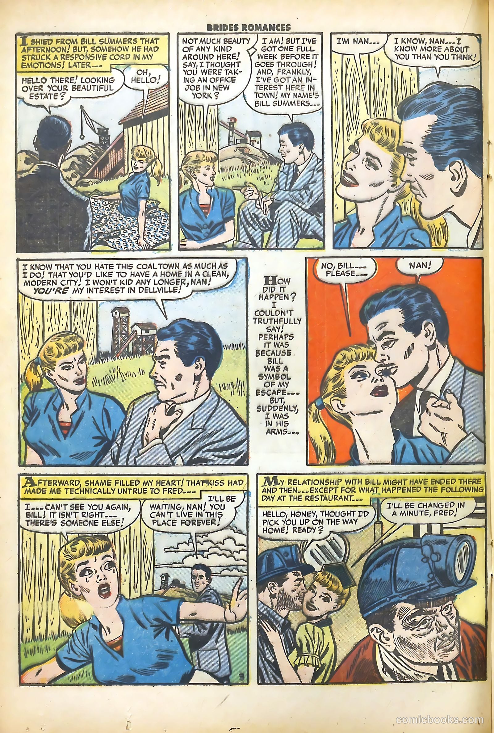 Brides Romances #4 (1954) — page 20 of 36
