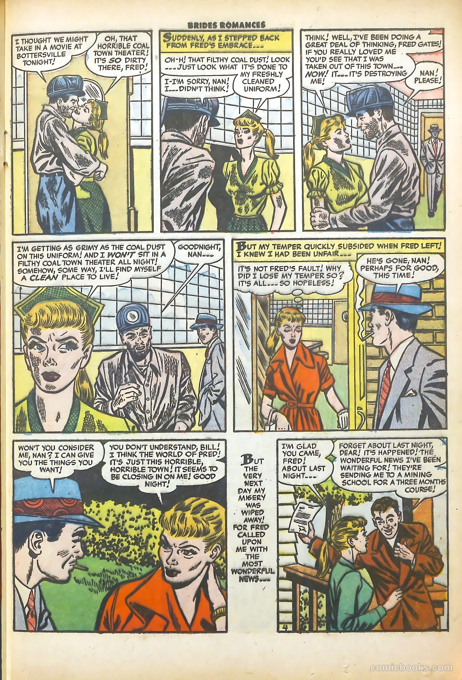 Brides Romances #4 (1954) — page 21 of 36