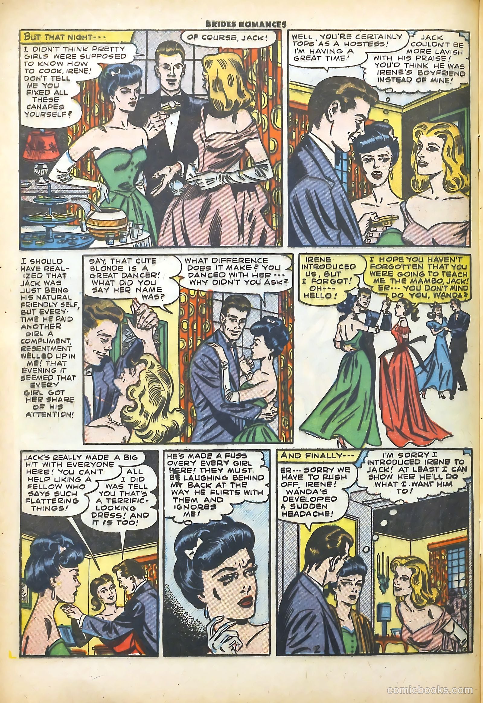 Brides Romances #4 (1954) — page 28 of 36