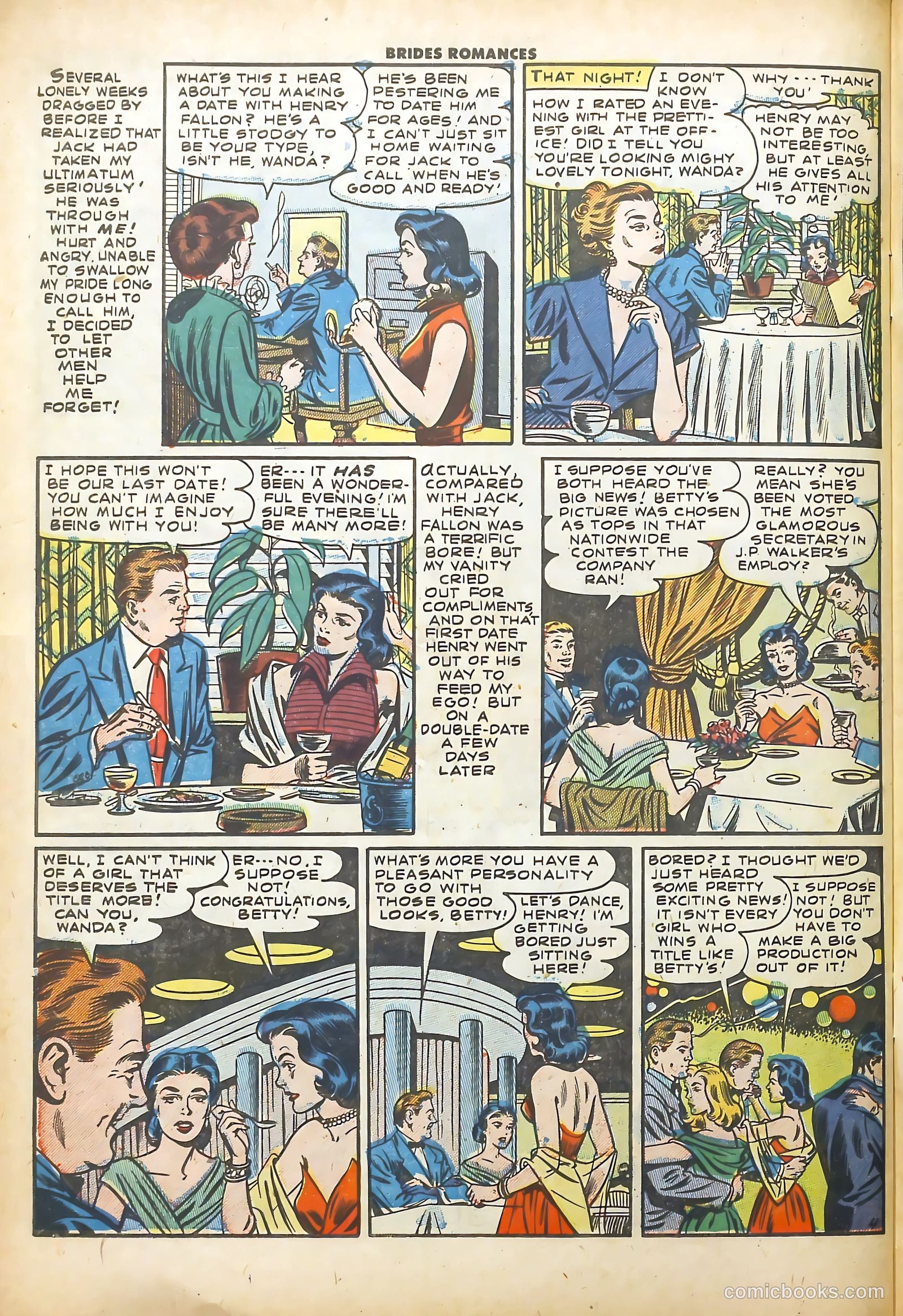 Brides Romances #4 (1954) — page 30 of 36