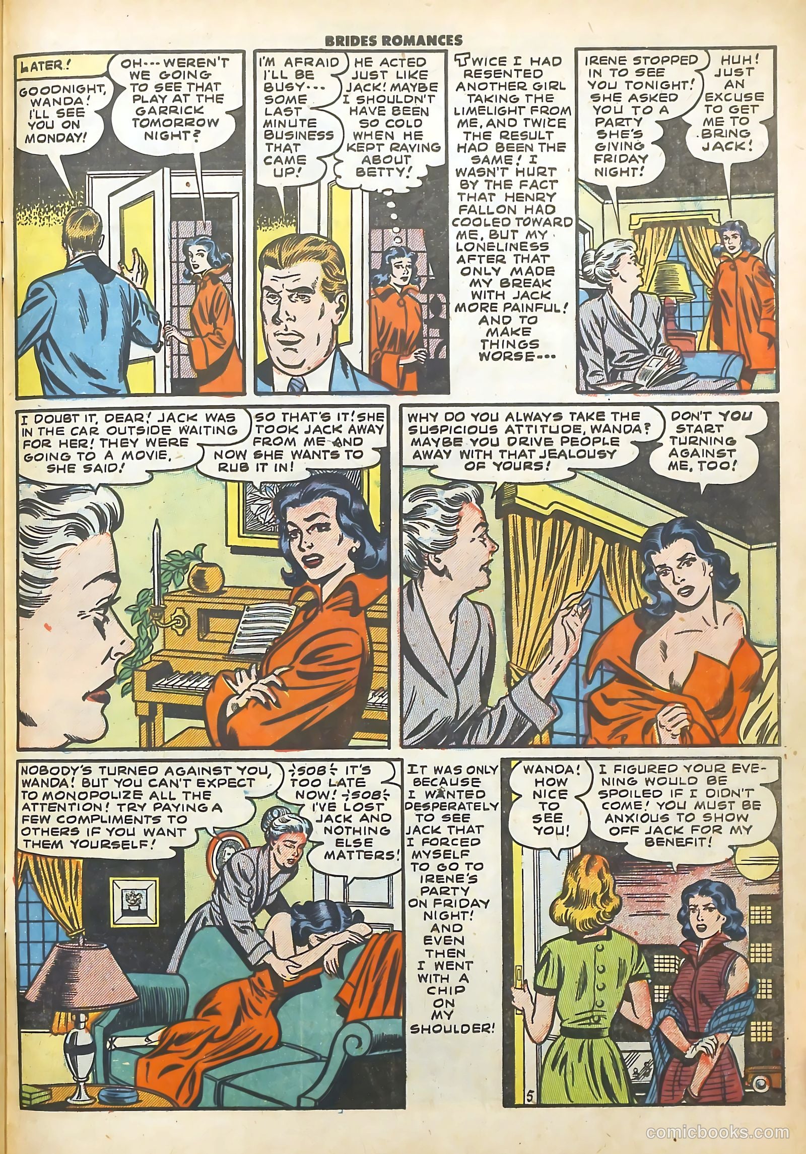 Brides Romances #4 (1954) — page 31 of 36