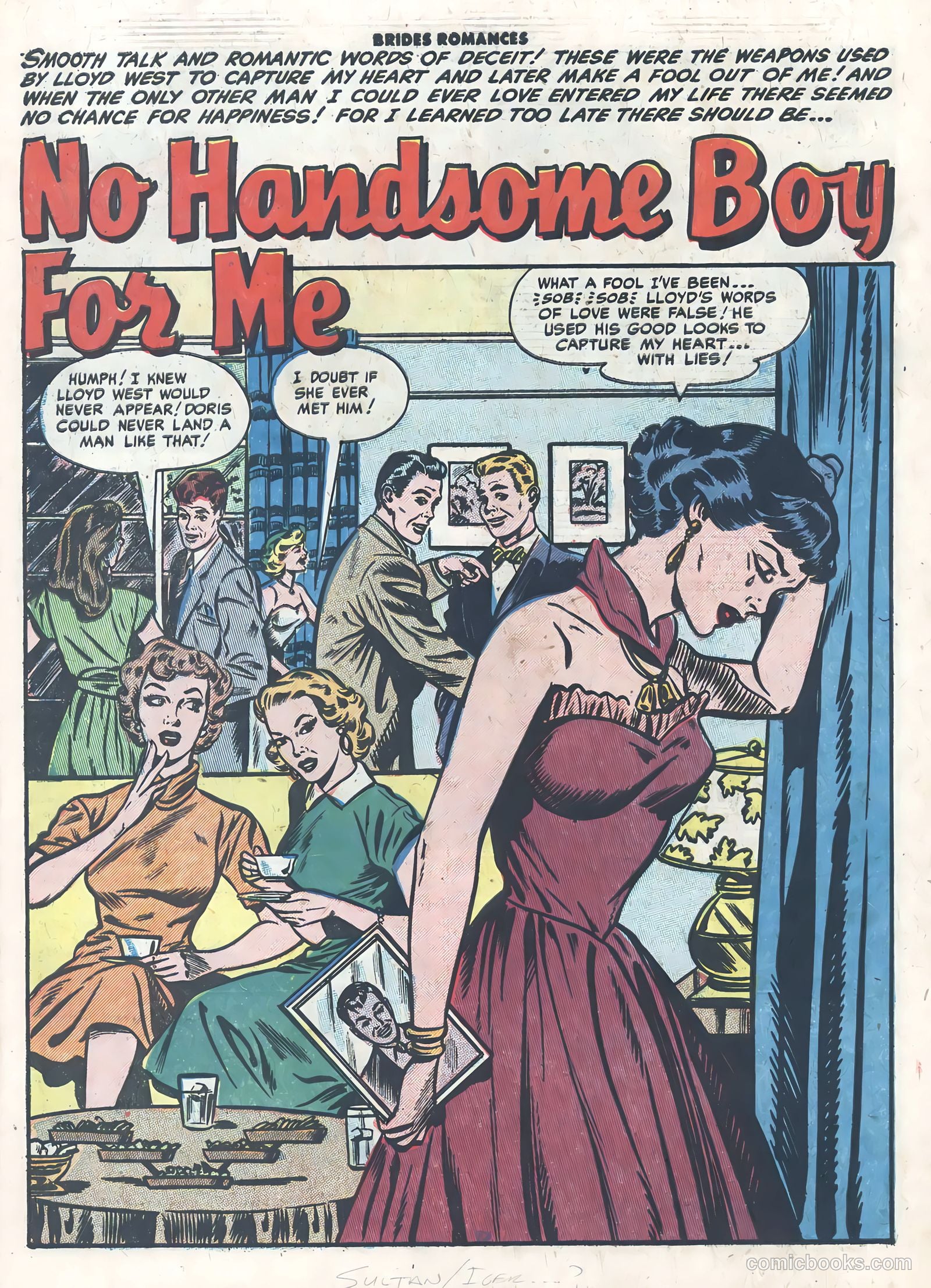 Brides Romances #5 (1954) — page 3 of 36