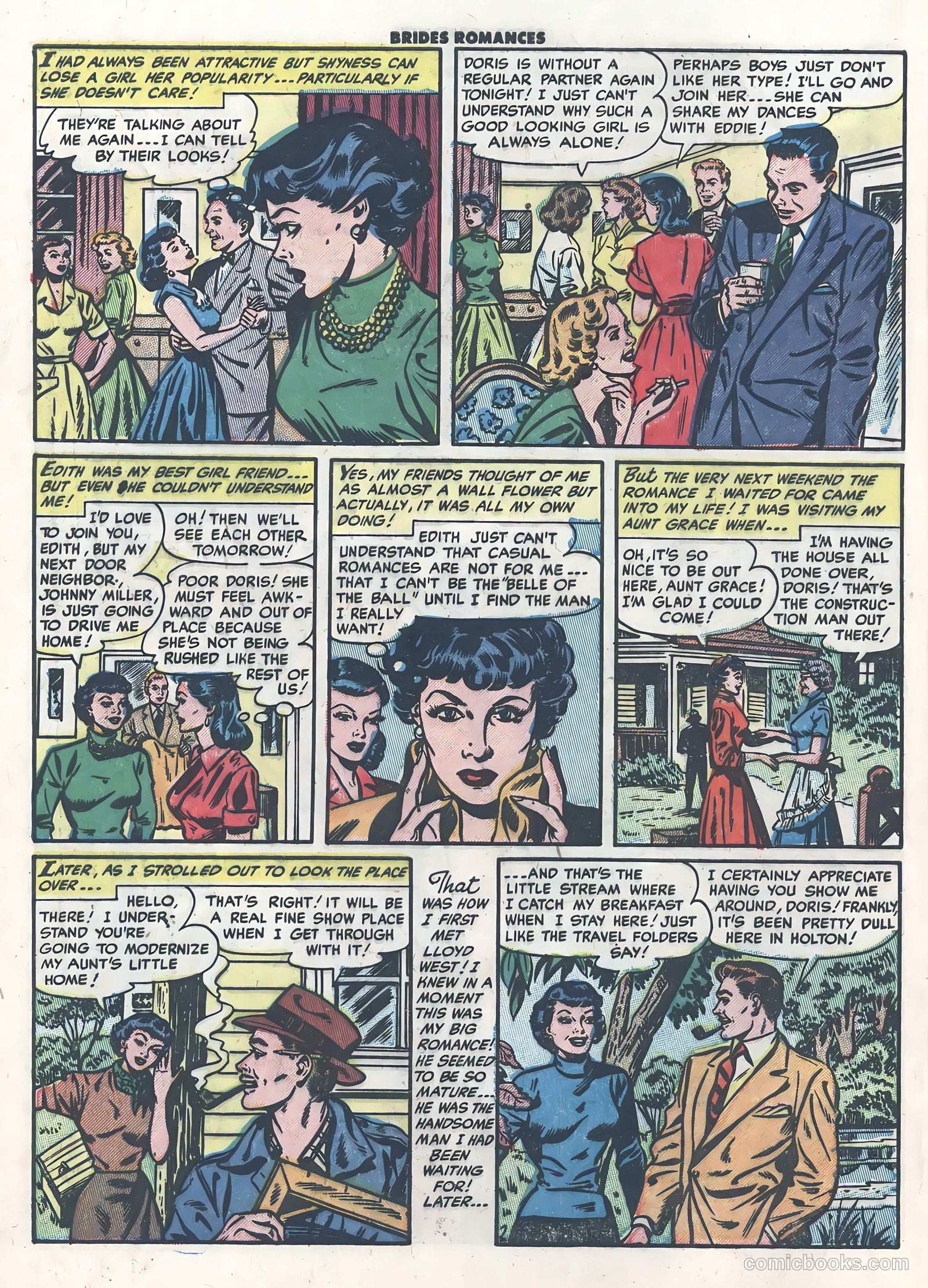 Brides Romances #5 (1954) — page 4 of 36
