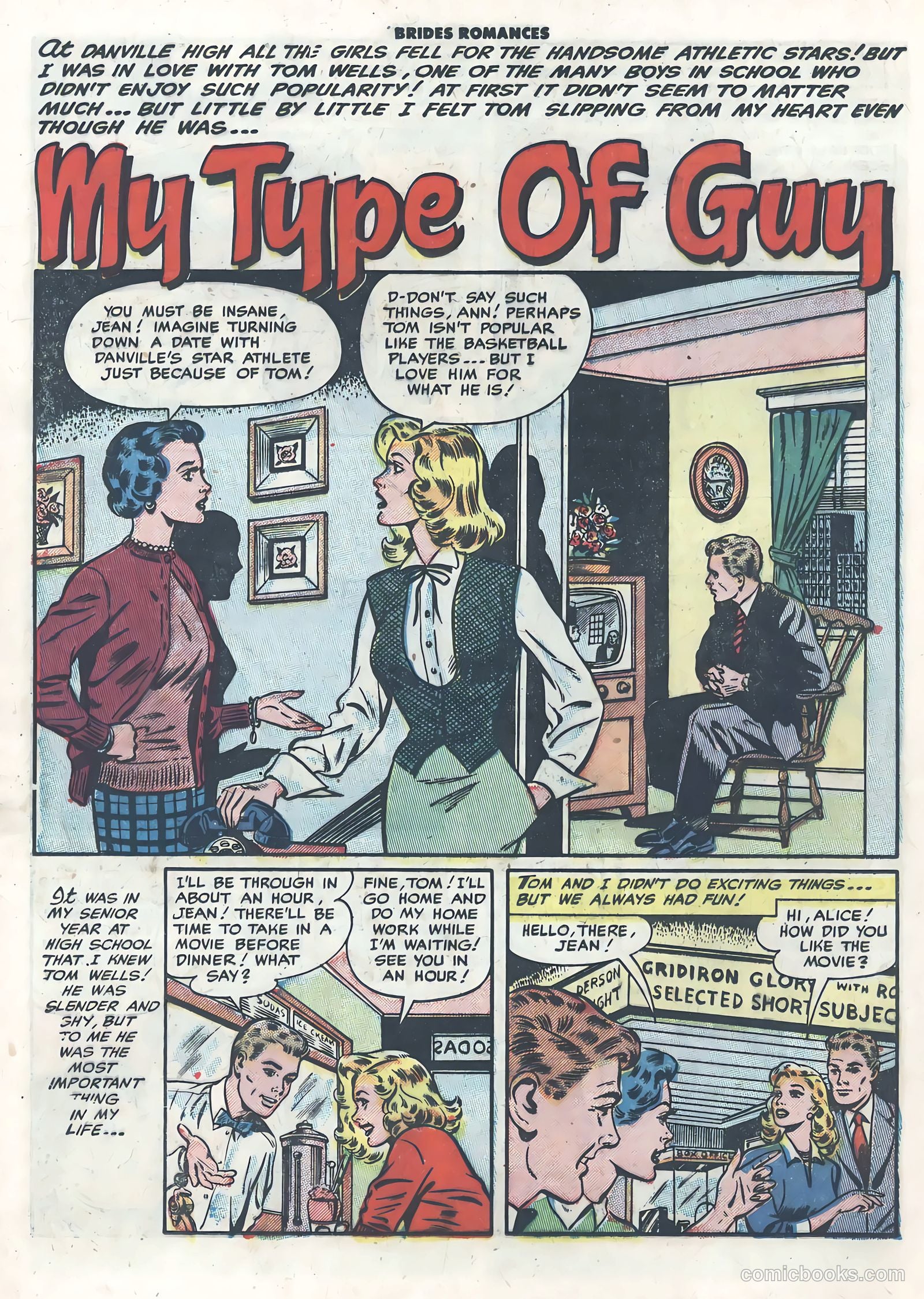 Brides Romances #5 (1954) — page 12 of 36