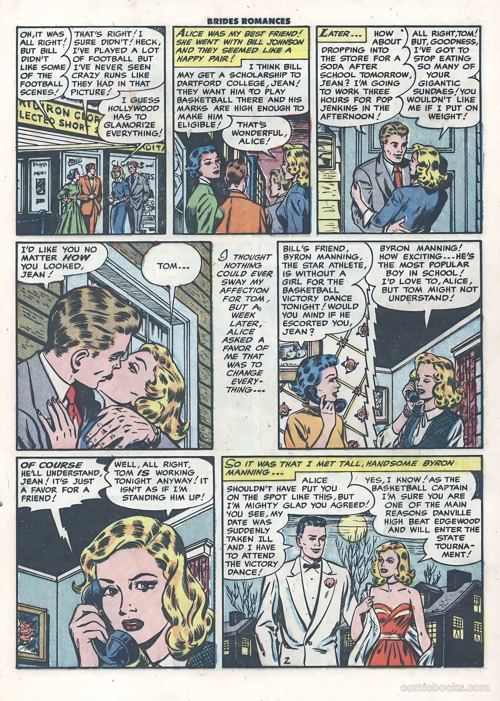 Brides Romances #5 (1954) — page 13 of 36