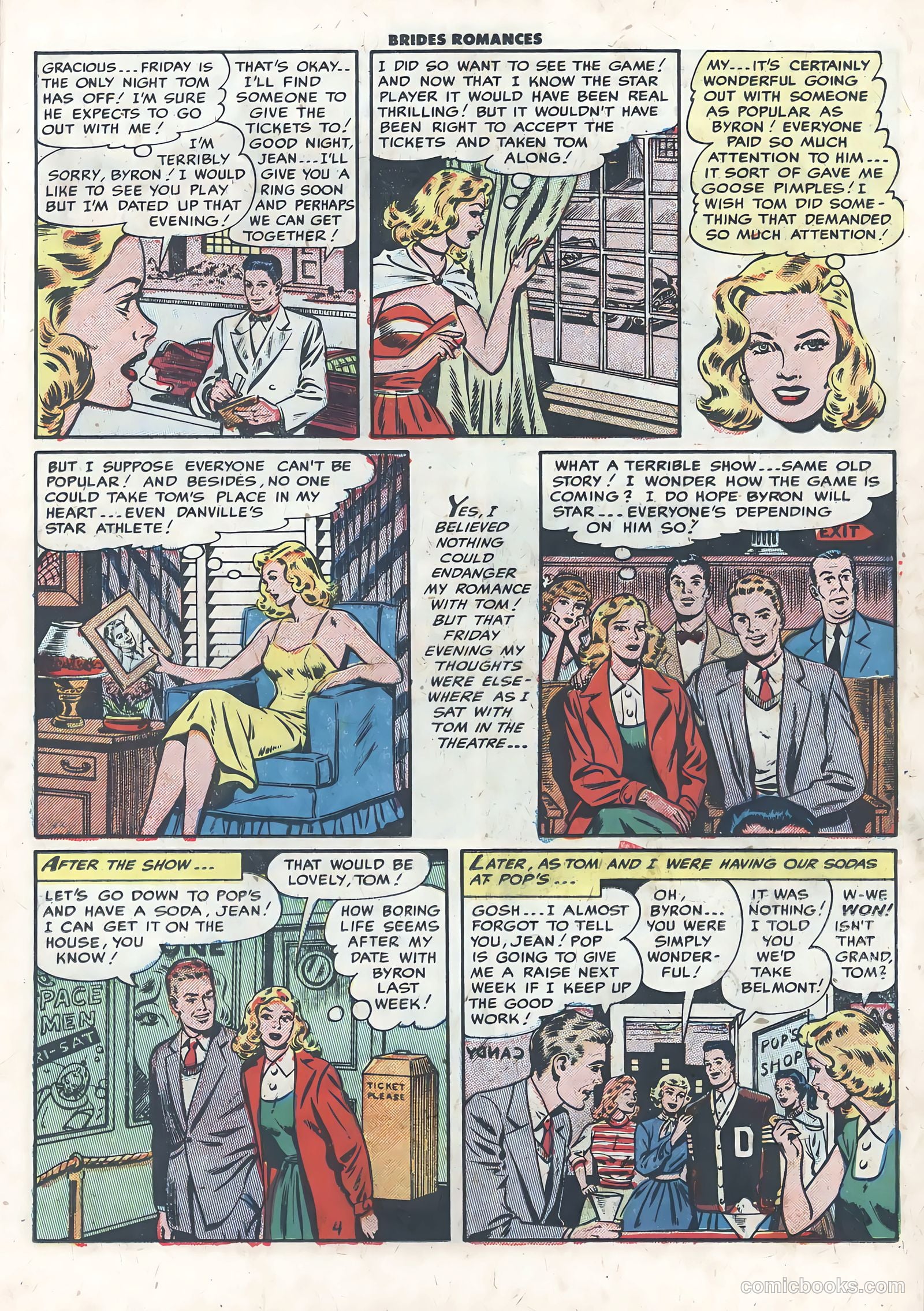Brides Romances #5 (1954) — page 15 of 36