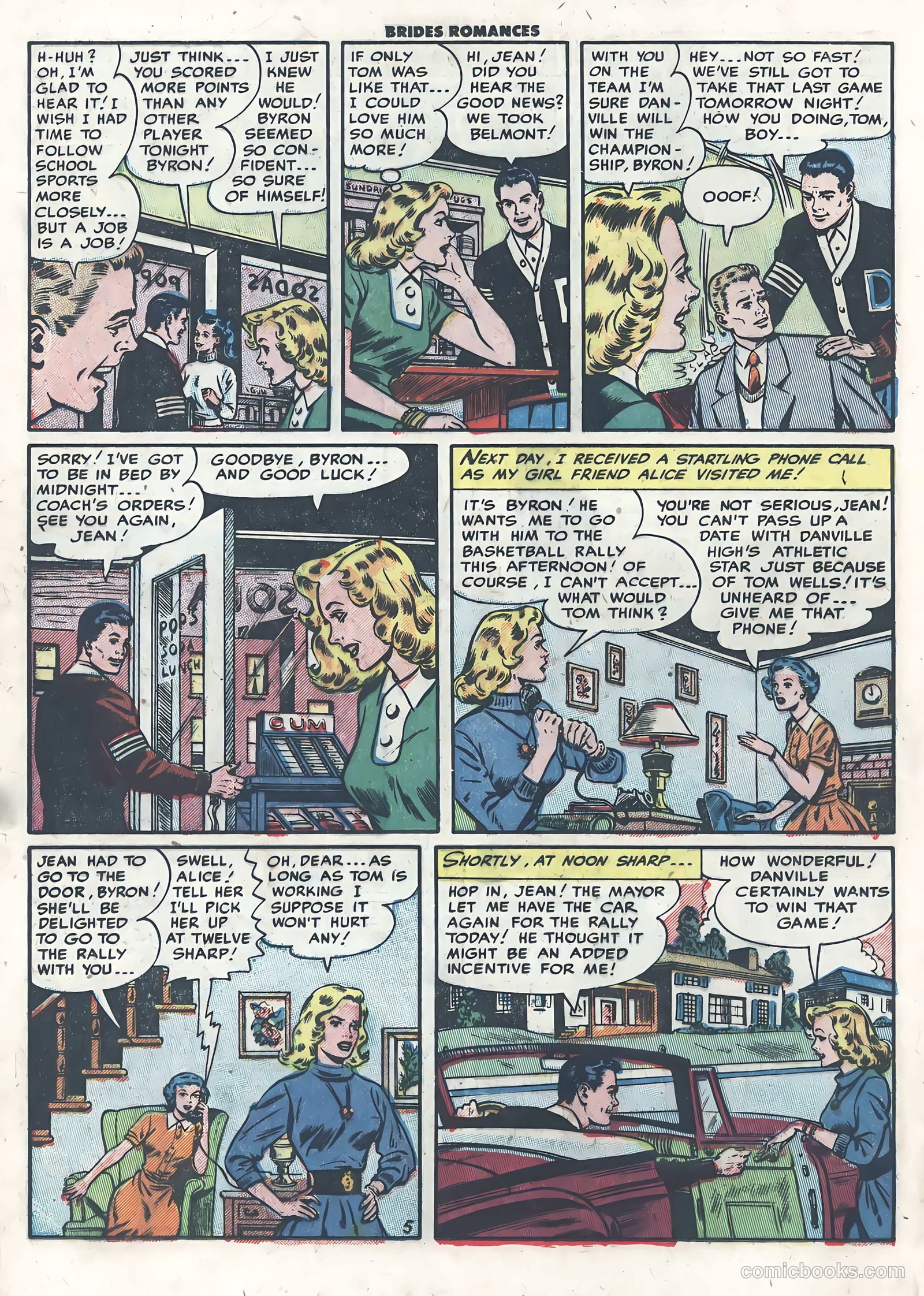 Brides Romances #5 (1954) — page 16 of 36