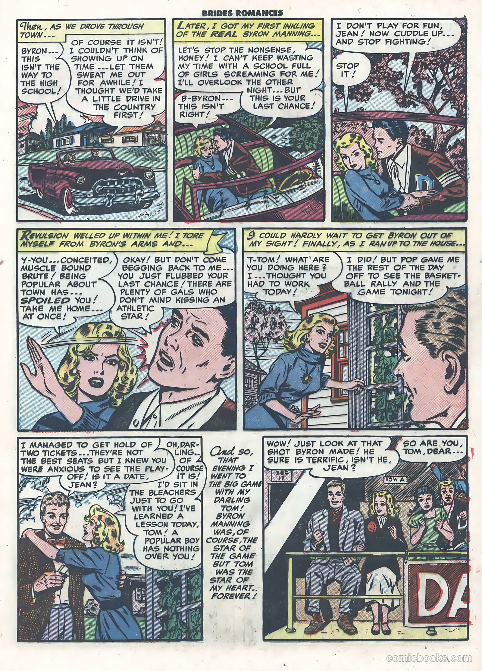 Brides Romances #5 (1954) — page 17 of 36