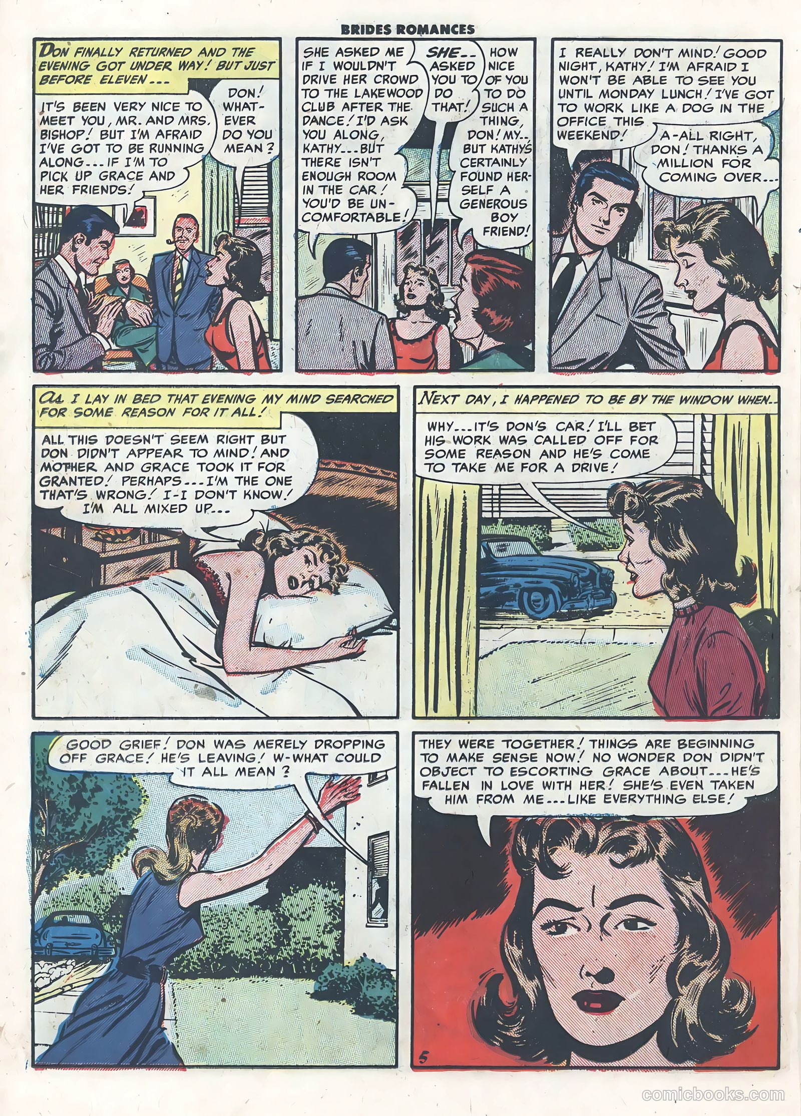 Brides Romances #5 (1954) — page 22 of 36