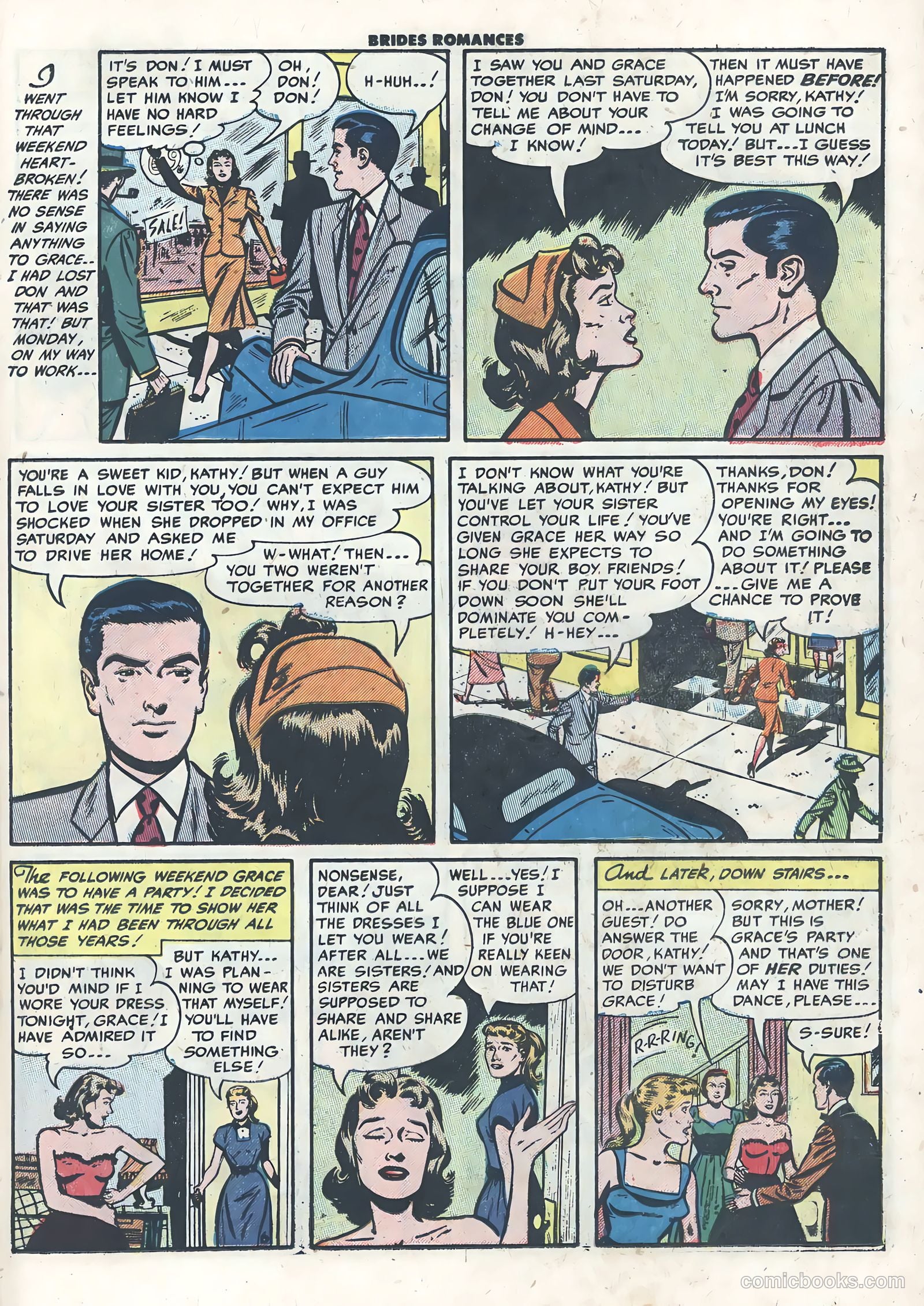 Brides Romances #5 (1954) — page 23 of 36