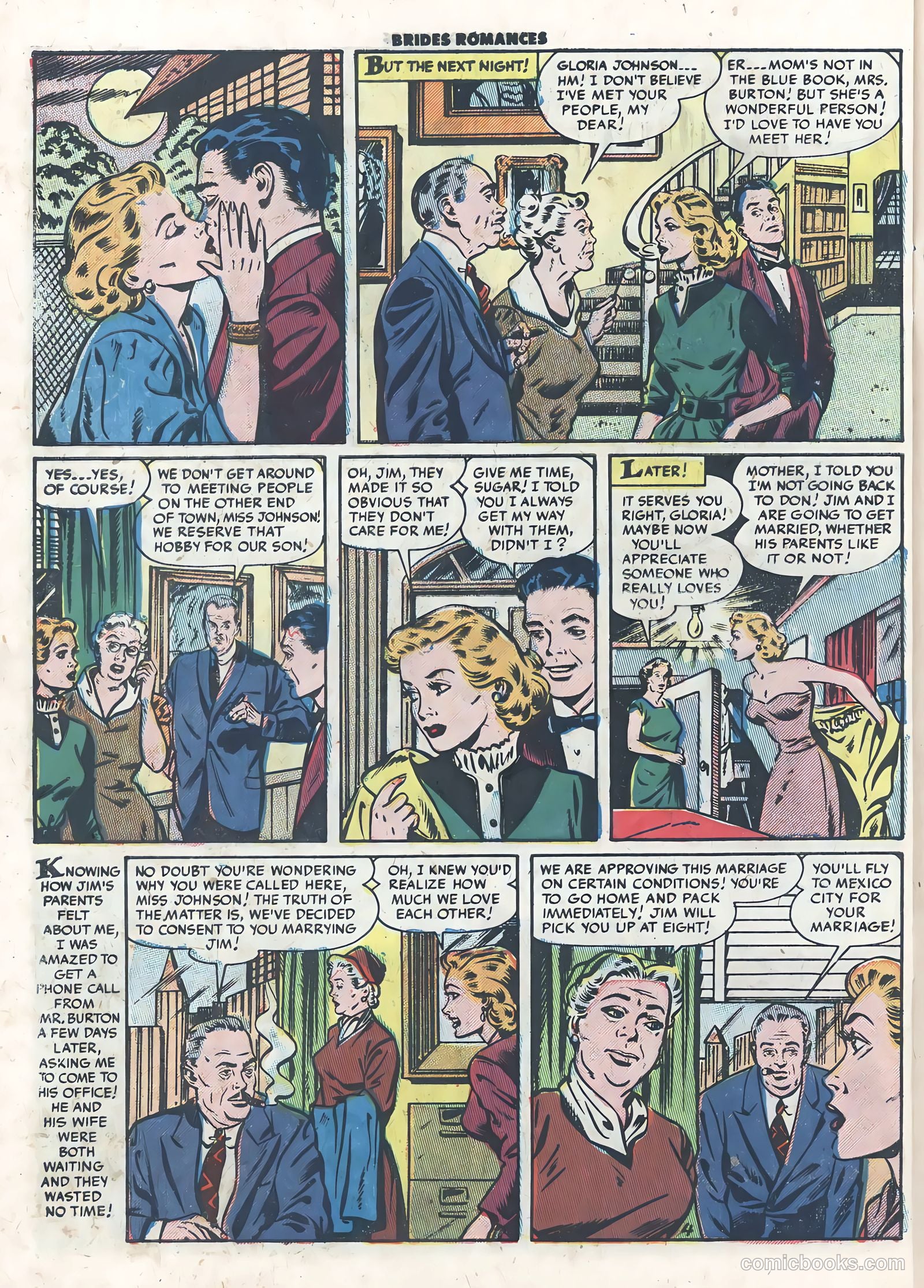 Brides Romances #5 (1954) — page 30 of 36