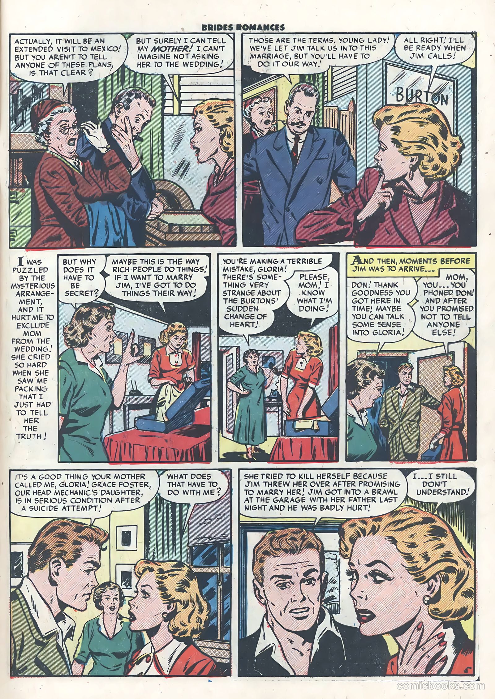 Brides Romances #5 (1954) — page 31 of 36