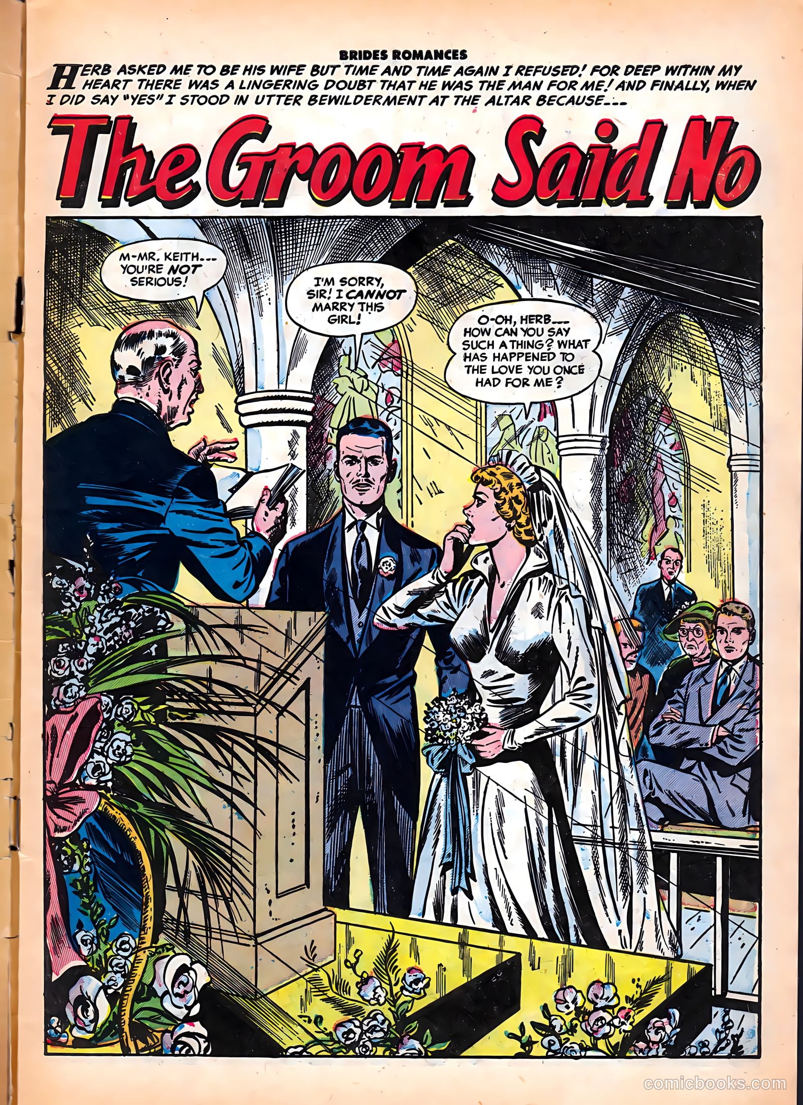 Brides Romances #6 (1954) — page 3 of 36