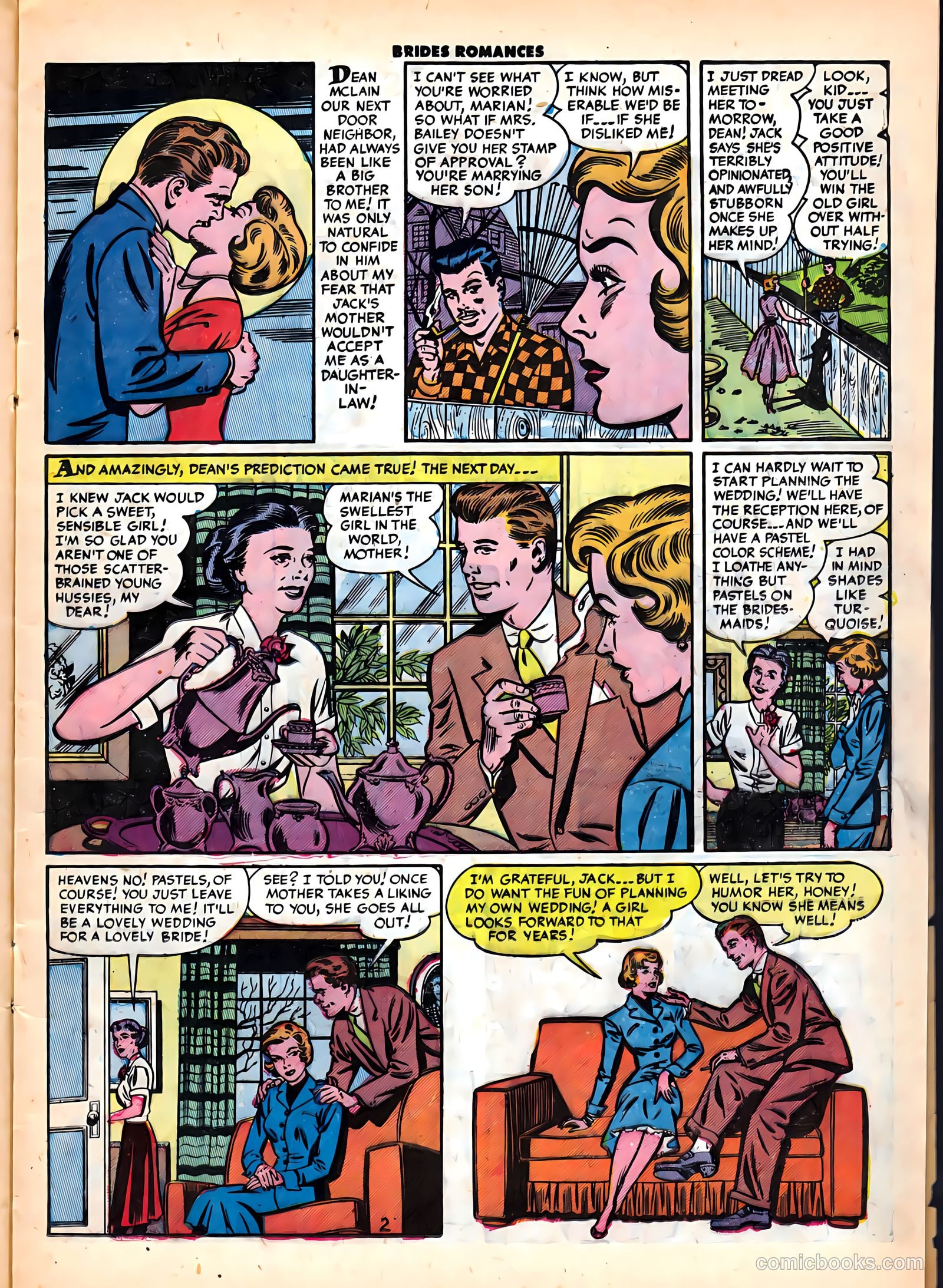 Brides Romances #6 (1954) — page 13 of 36