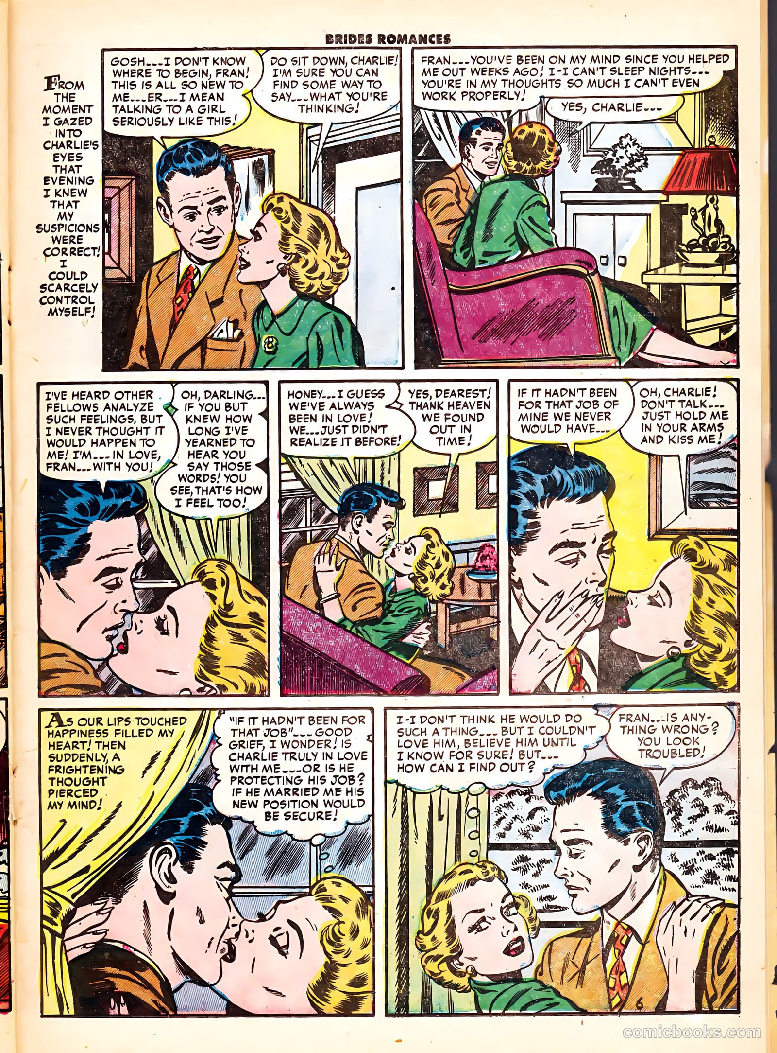 Brides Romances #6 (1954) — page 23 of 36