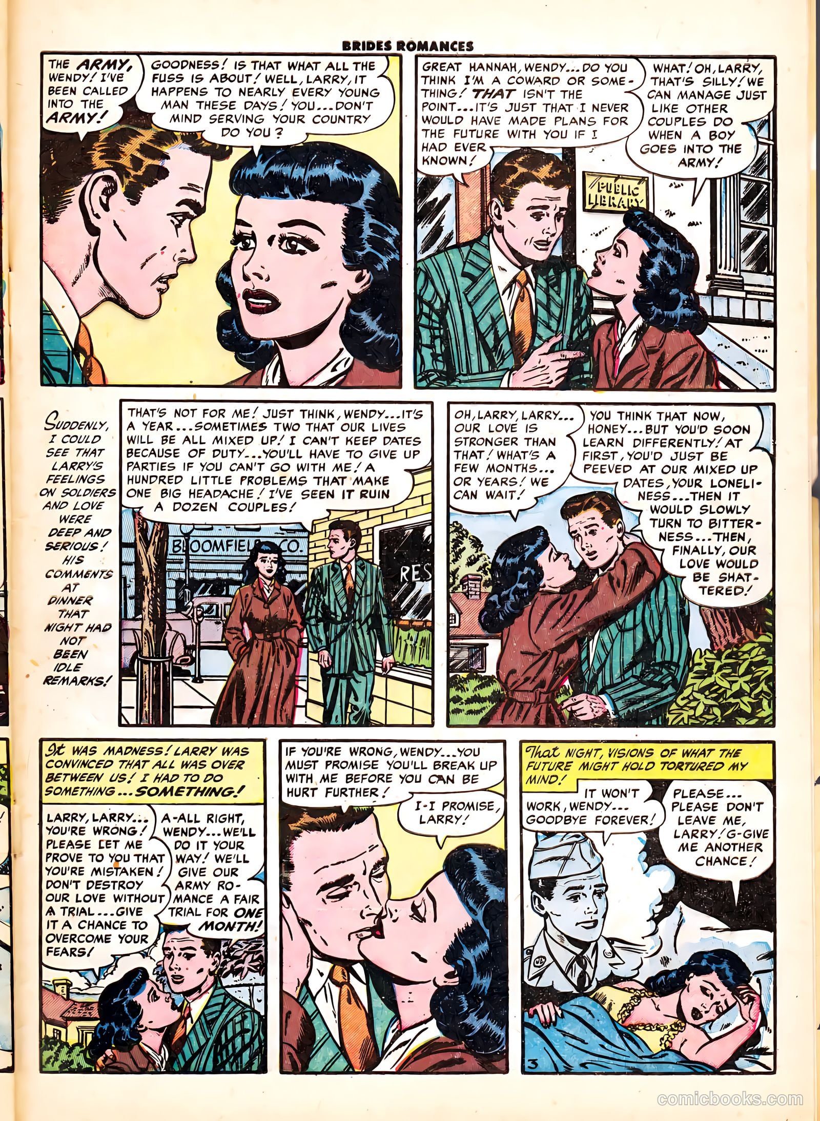 Brides Romances #6 (1954) — page 29 of 36
