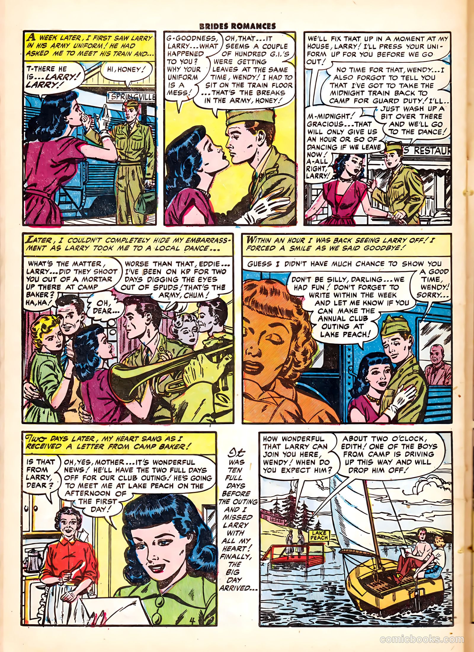 Brides Romances #6 (1954) — page 30 of 36