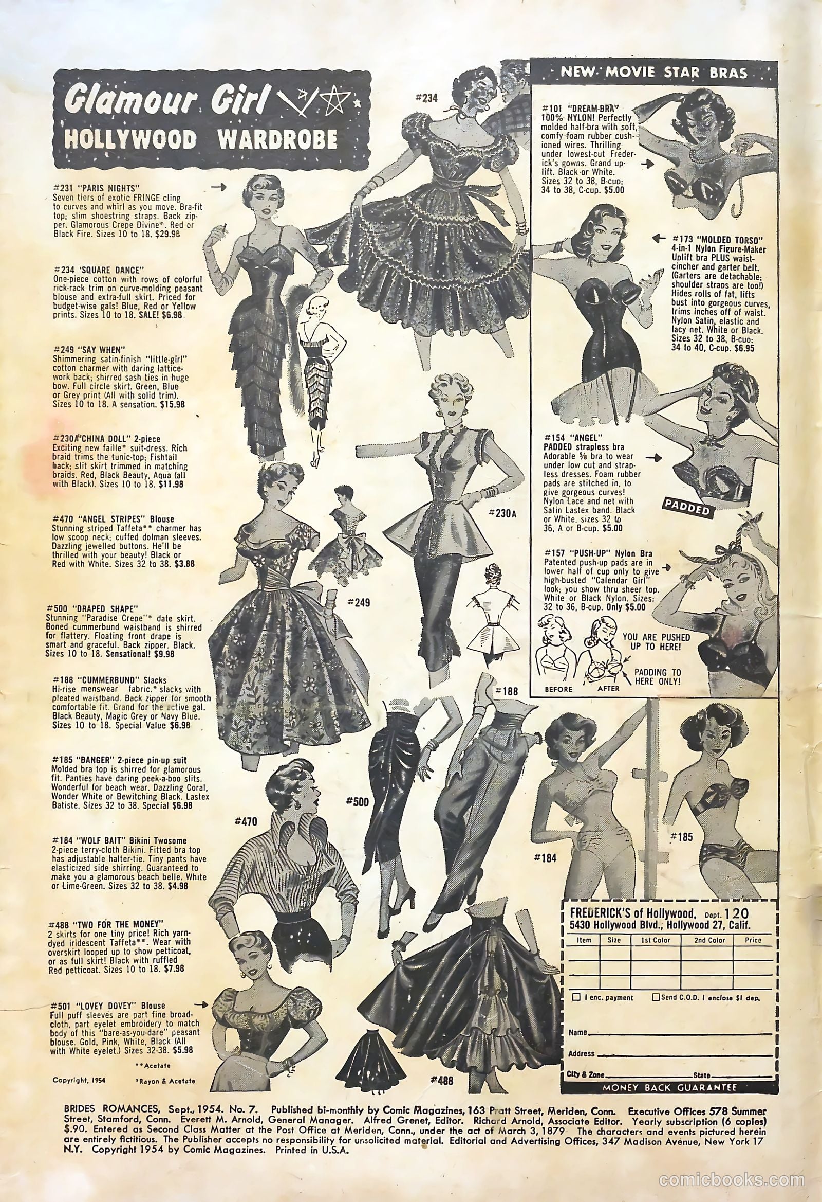 Brides Romances #7 (1954) — page 2 of 36