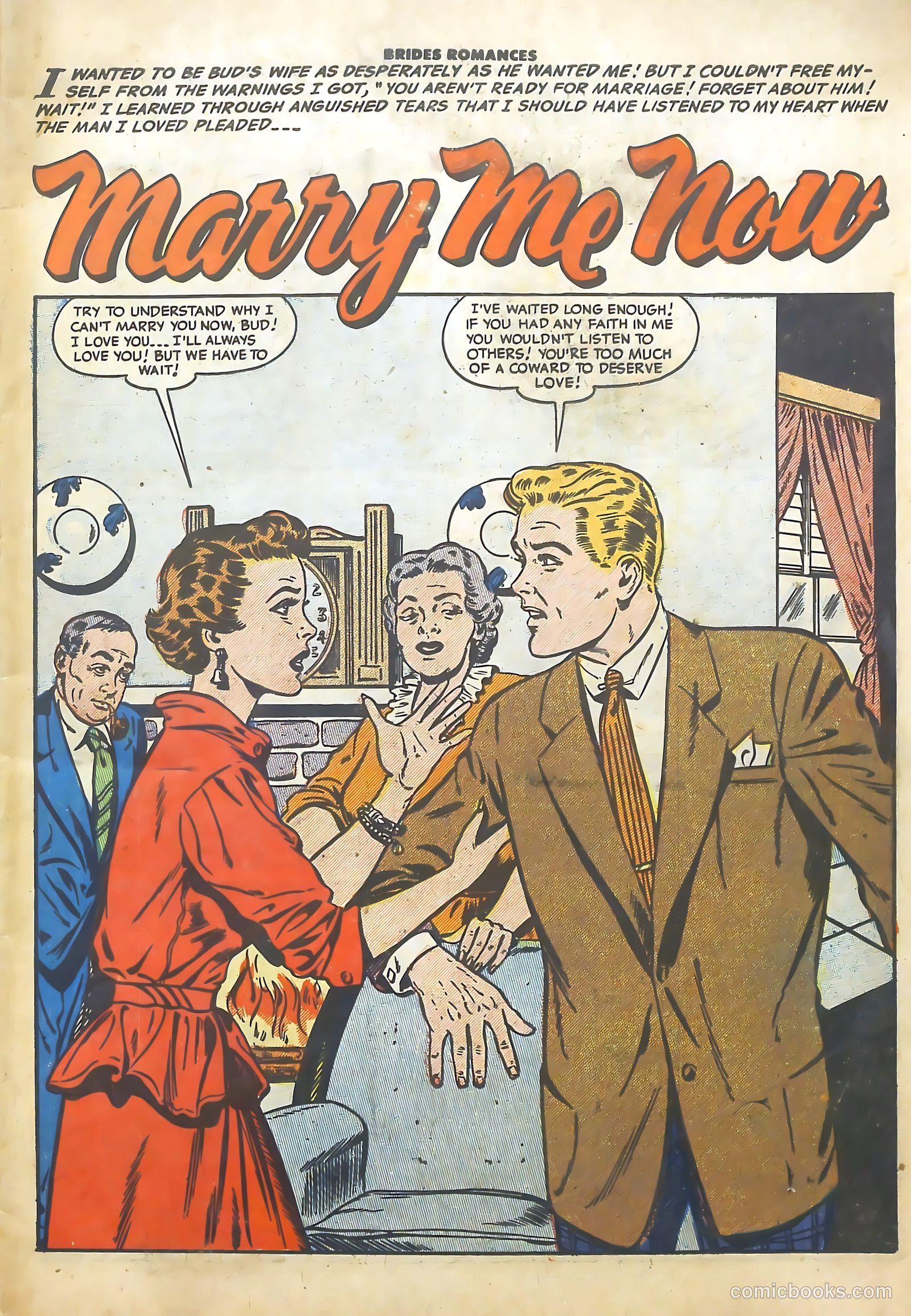 Brides Romances #7 (1954) — page 3 of 36