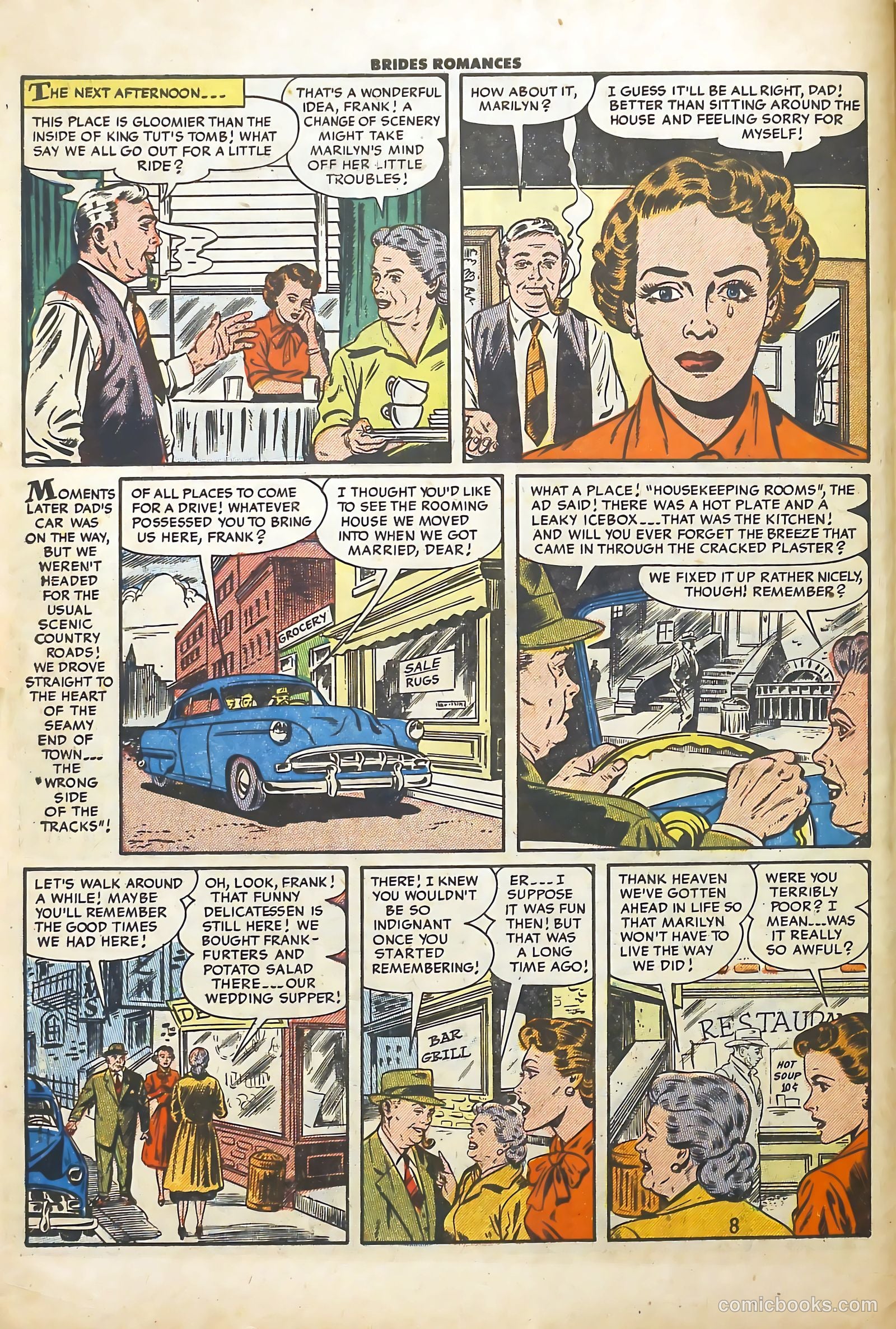 Brides Romances #7 (1954) — page 10 of 36
