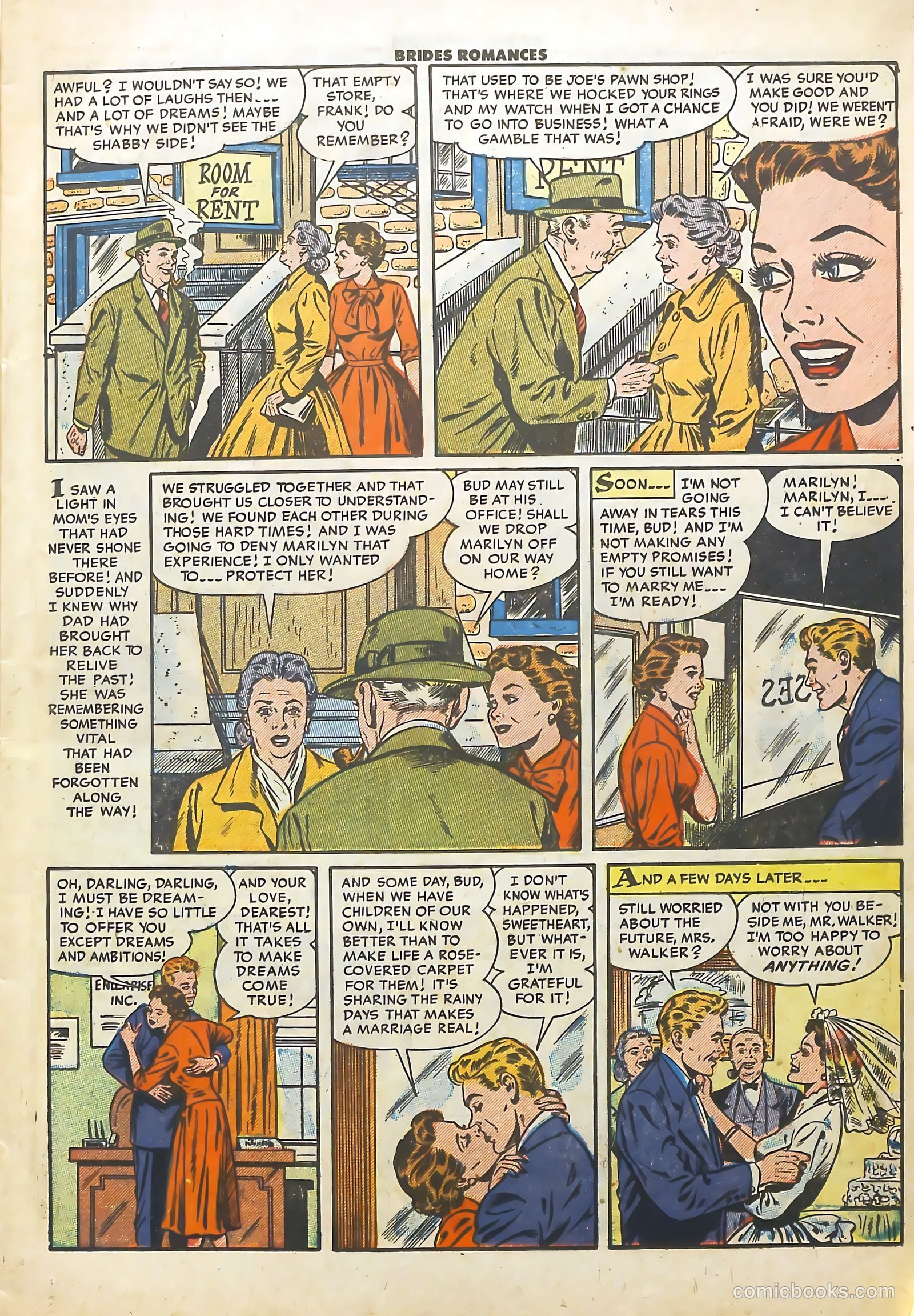 Brides Romances #7 (1954) — page 11 of 36