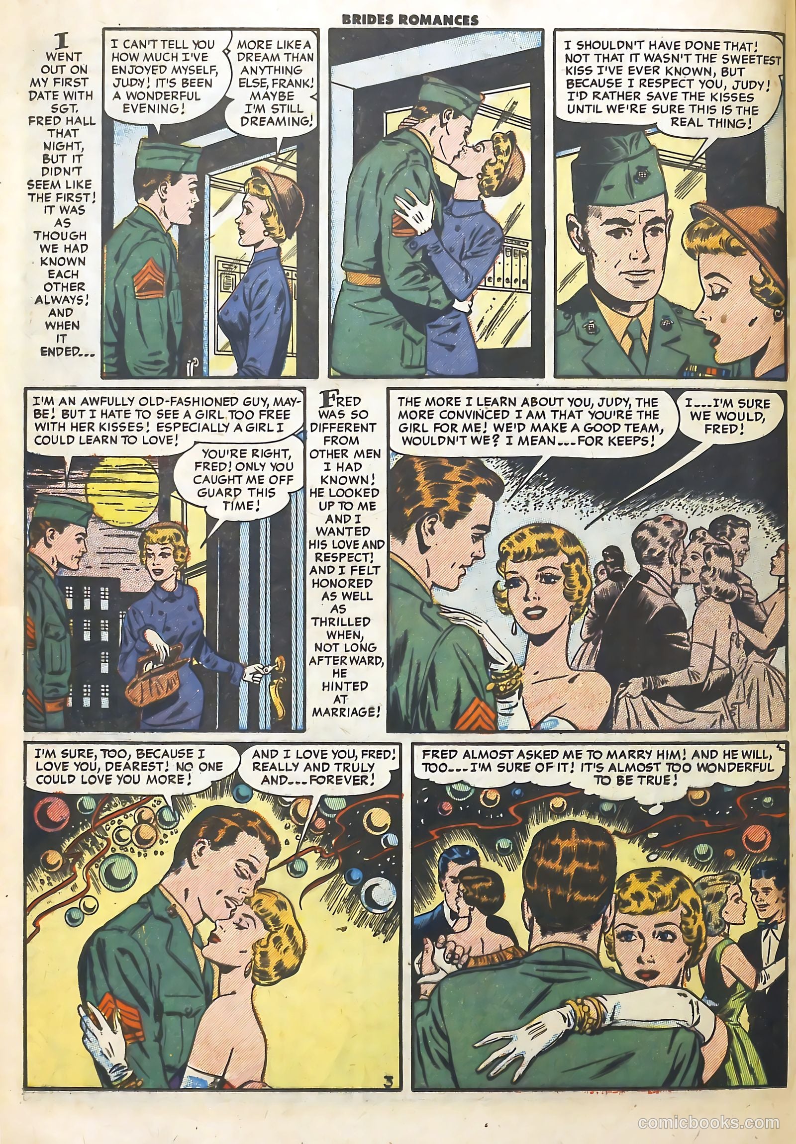 Brides Romances #7 (1954) — page 20 of 36