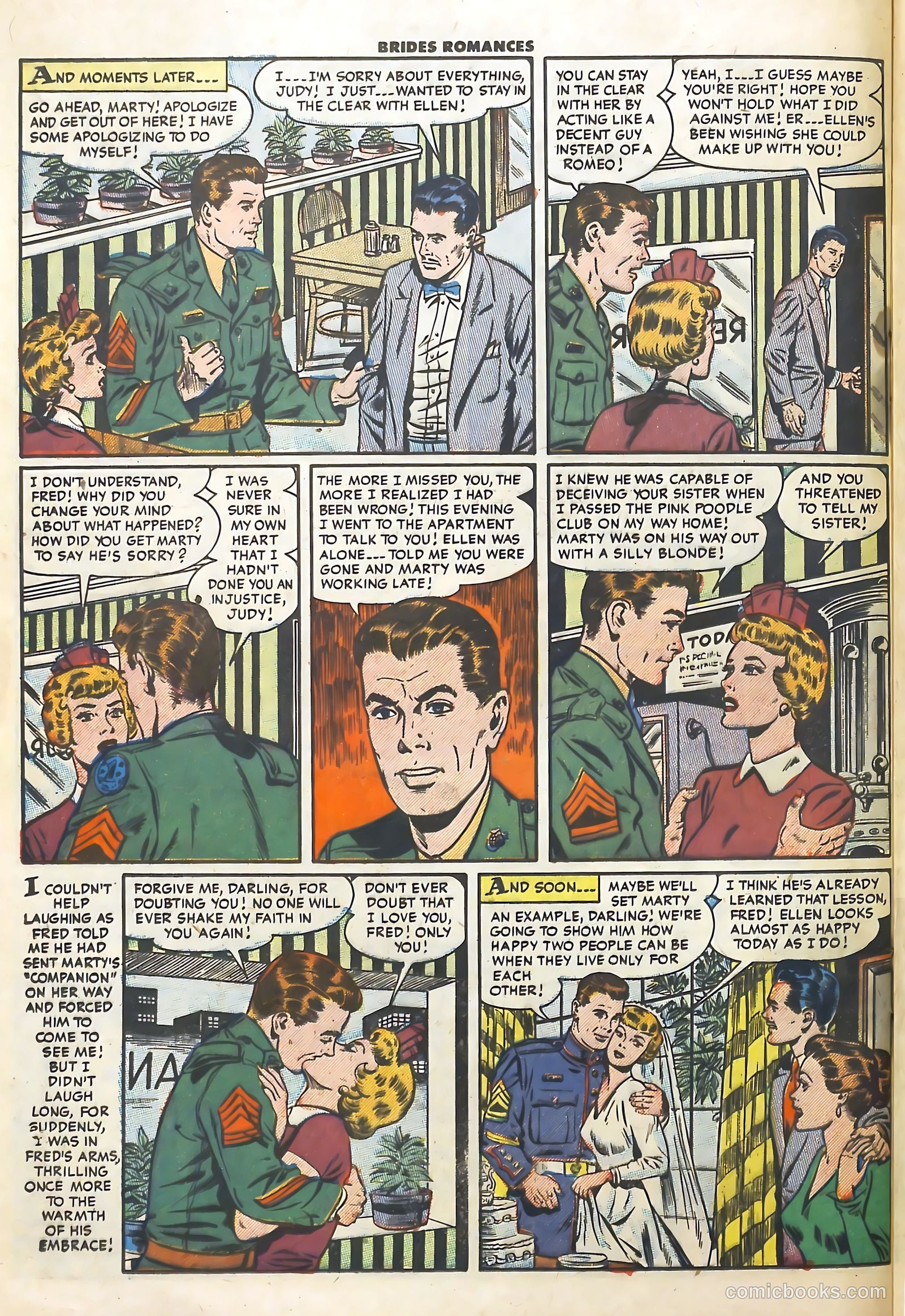Brides Romances #7 (1954) — page 24 of 36