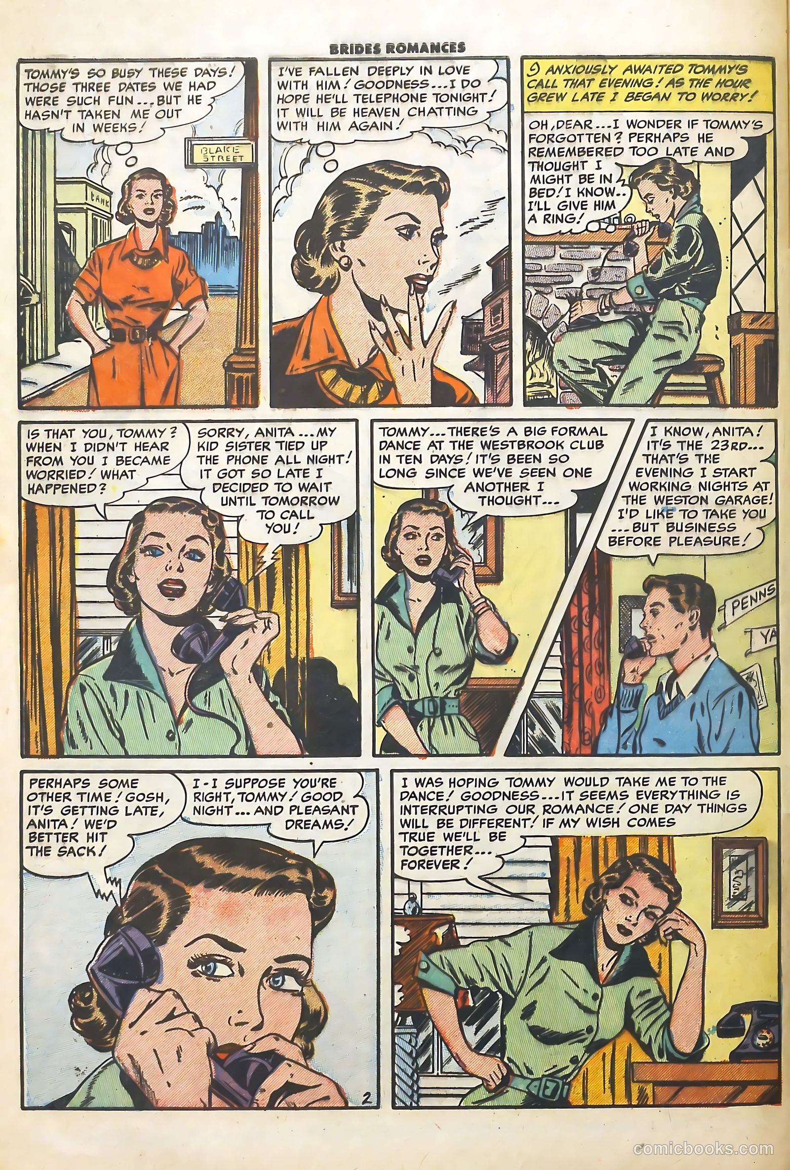 Brides Romances #7 (1954) — page 28 of 36