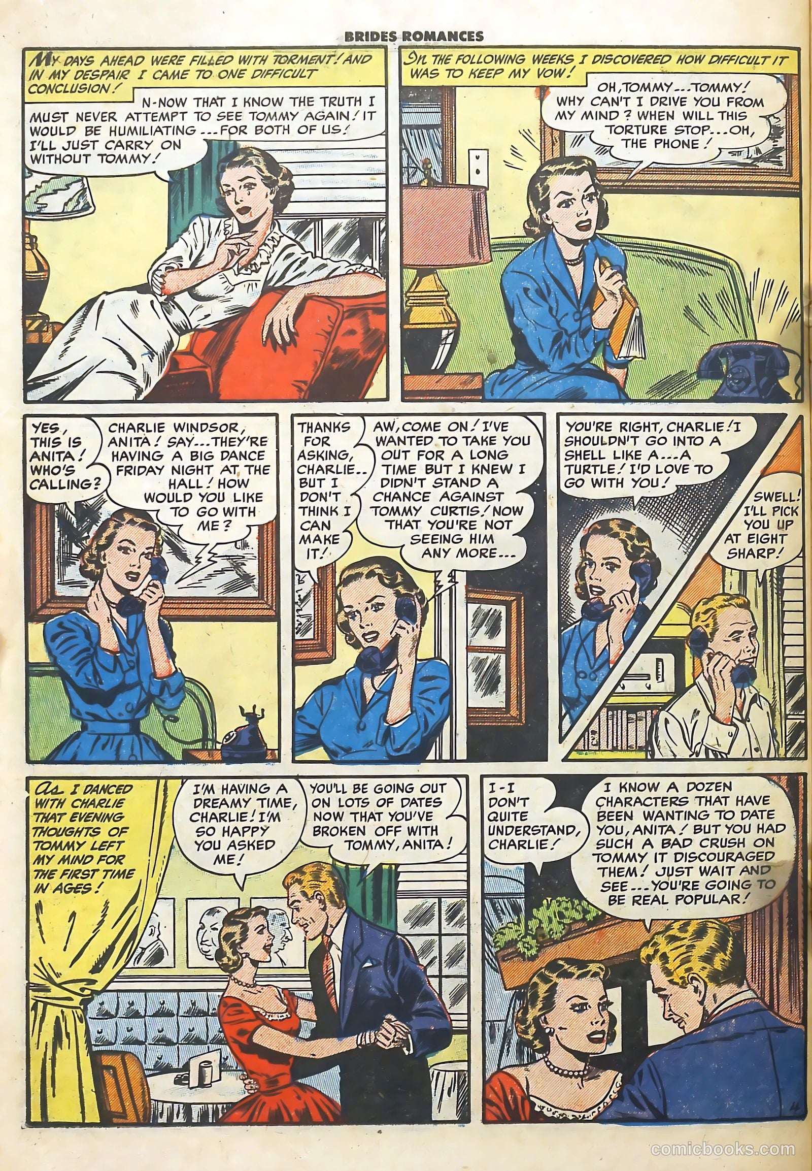 Brides Romances #7 (1954) — page 30 of 36