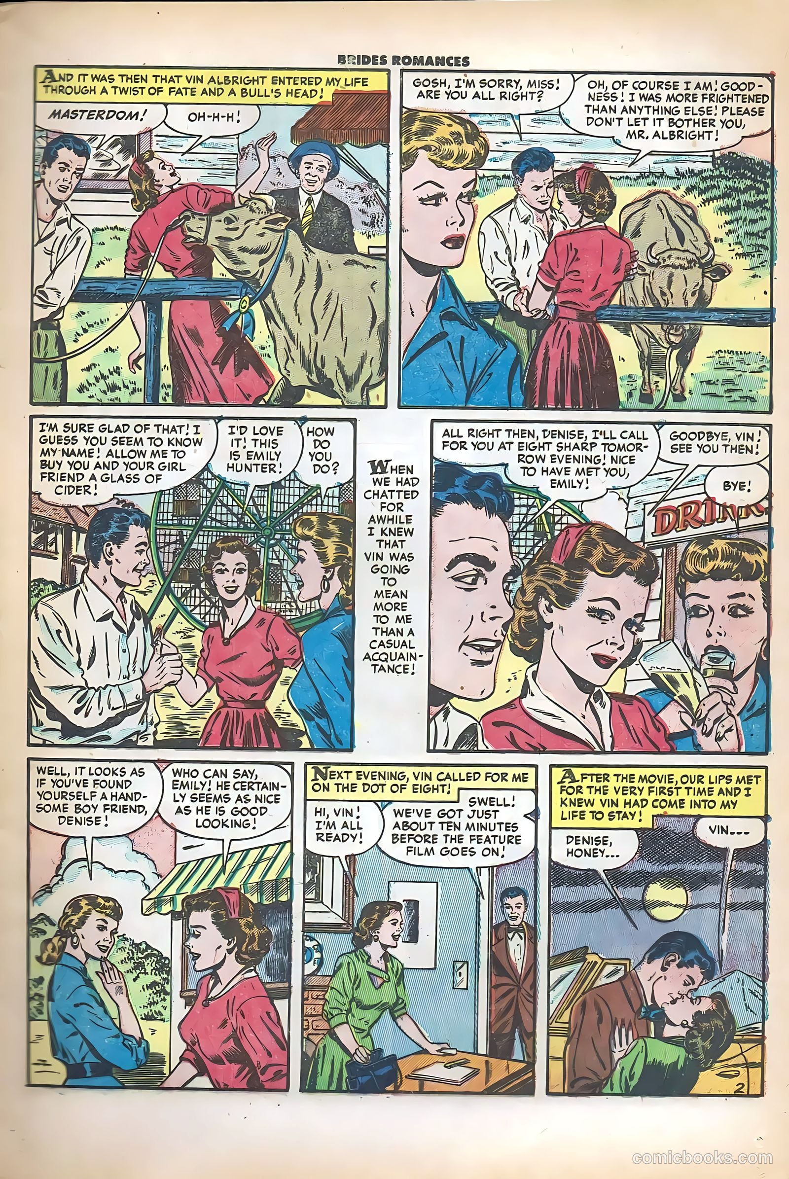 Brides Romances #8 (1954) — page 13 of 36