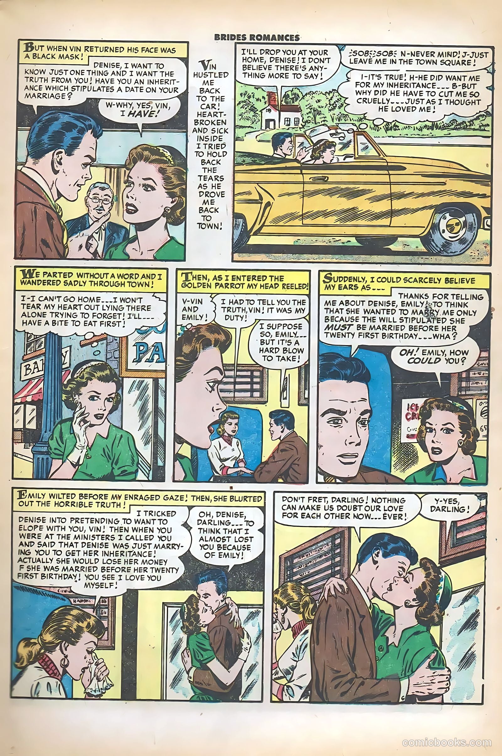 Brides Romances #8 (1954) — page 17 of 36