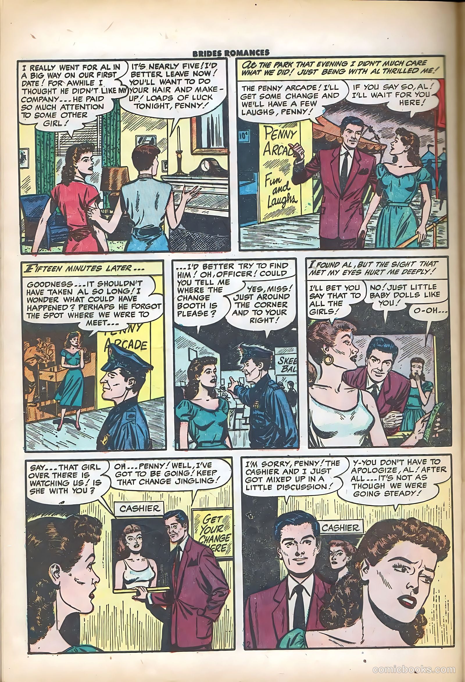 Brides Romances #8 (1954) — page 28 of 36